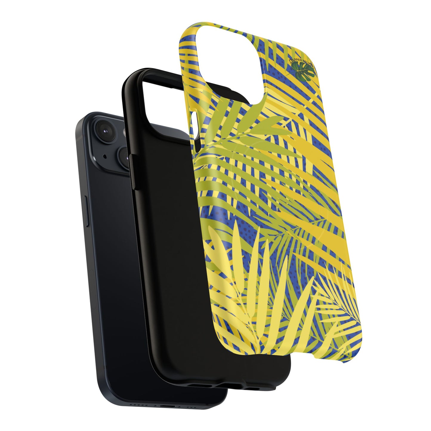 Dapper Palms Tropical Vibe Tough Magnetic Phone Case - Stylish Protection for Your Device