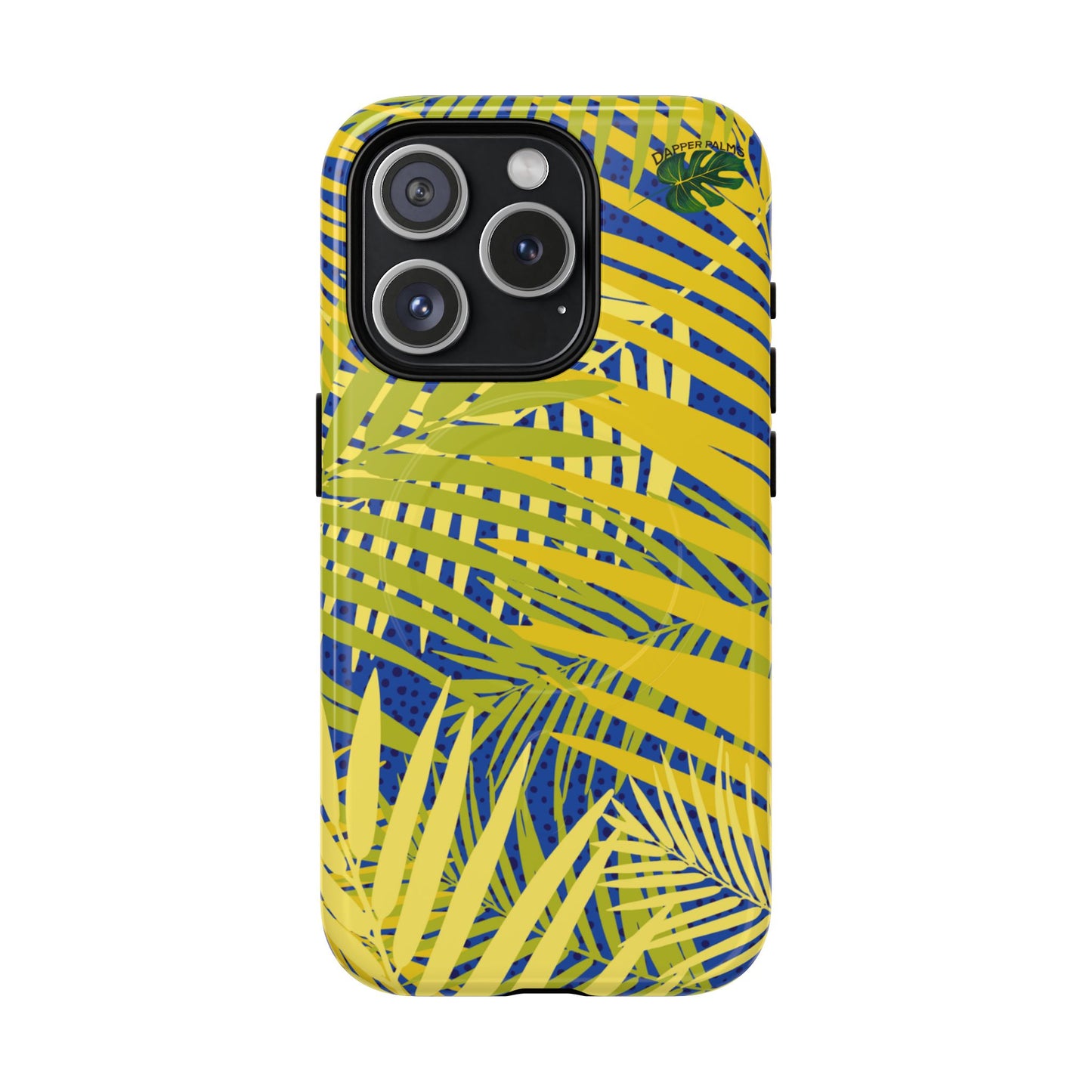 Dapper Palms Tropical Vibe Tough Magnetic Phone Case - Stylish Protection for Your Device