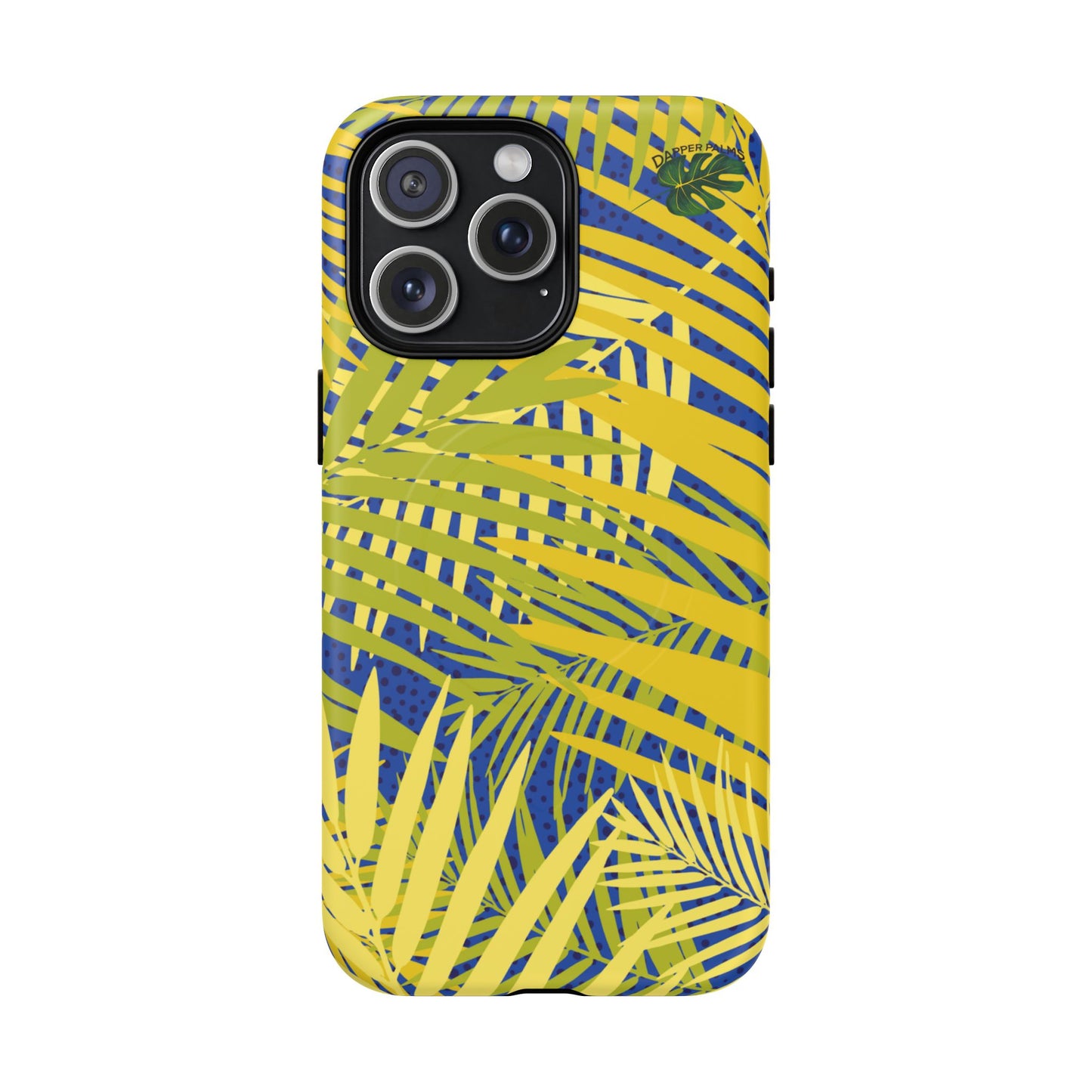 Dapper Palms Tropical Vibe Tough Magnetic Phone Case - Stylish Protection for Your Device