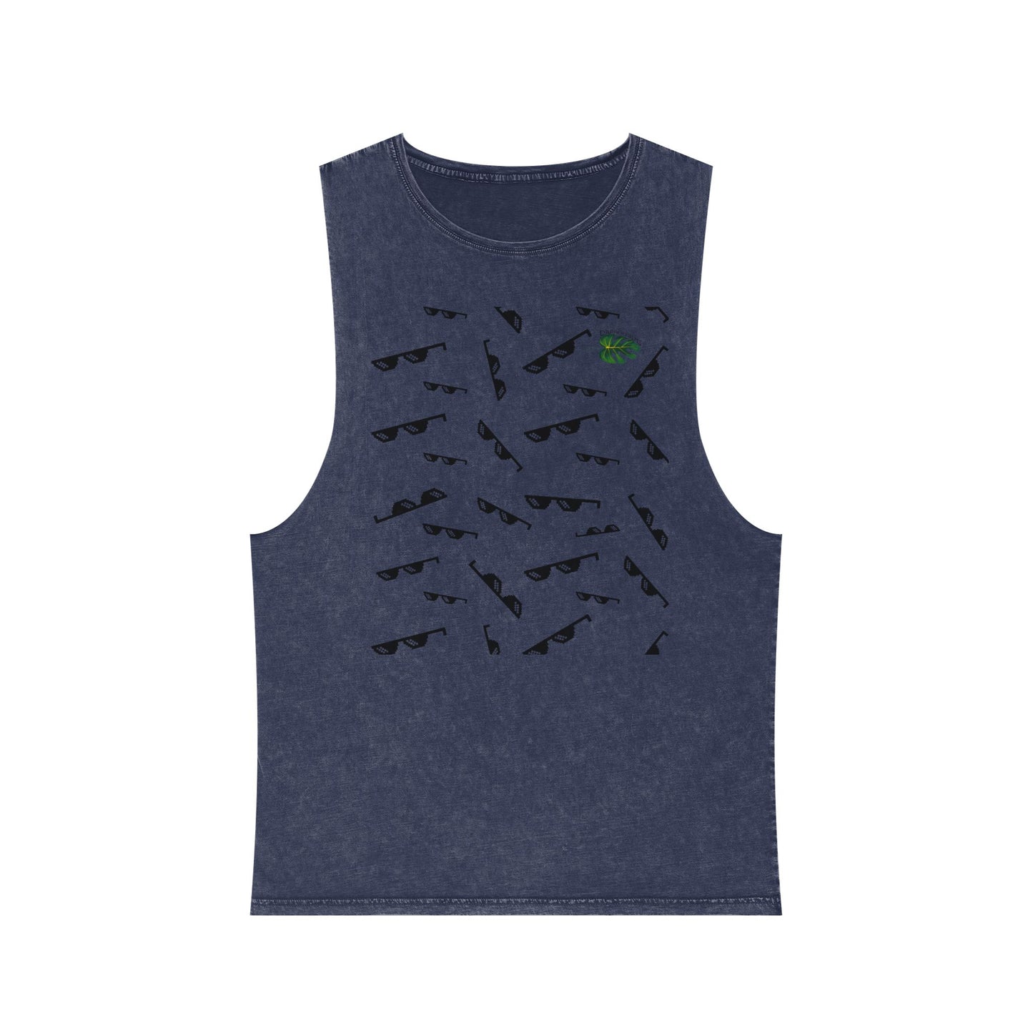Dapper Palms Sunnies Stonewash Tank Top