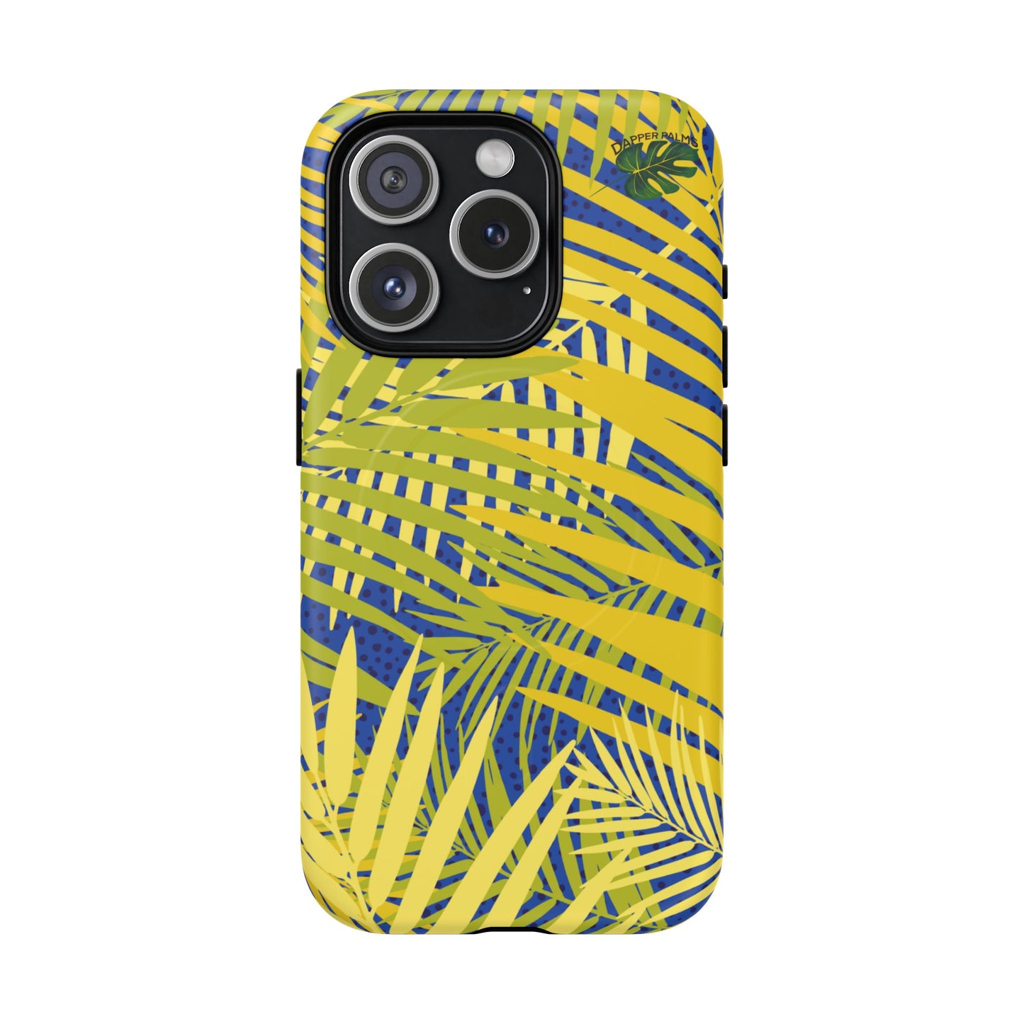 Dapper Palms Tropical Vibe Tough Magnetic Phone Case - Stylish Protection for Your Device