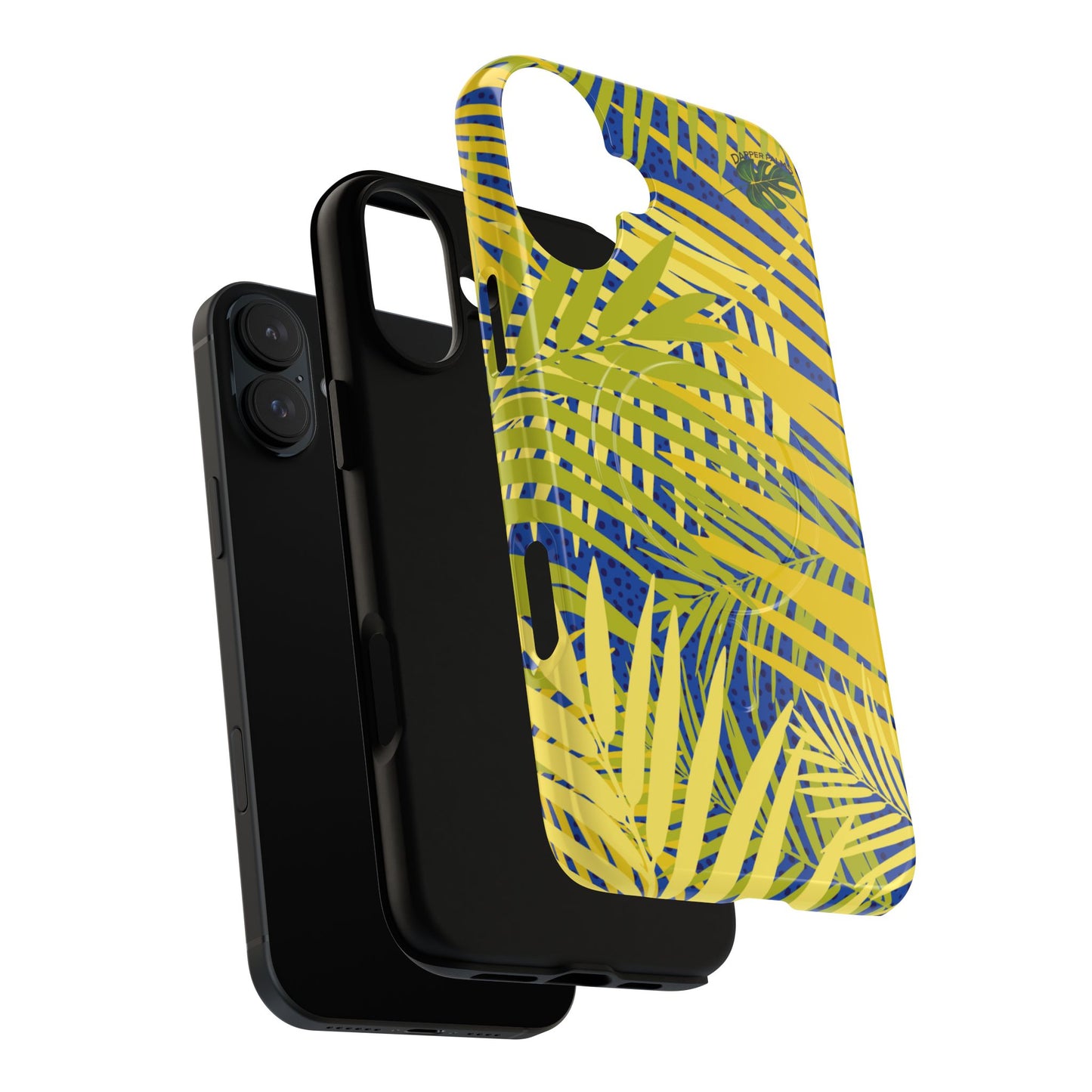 Dapper Palms Tropical Vibe Tough Magnetic Phone Case - Stylish Protection for Your Device