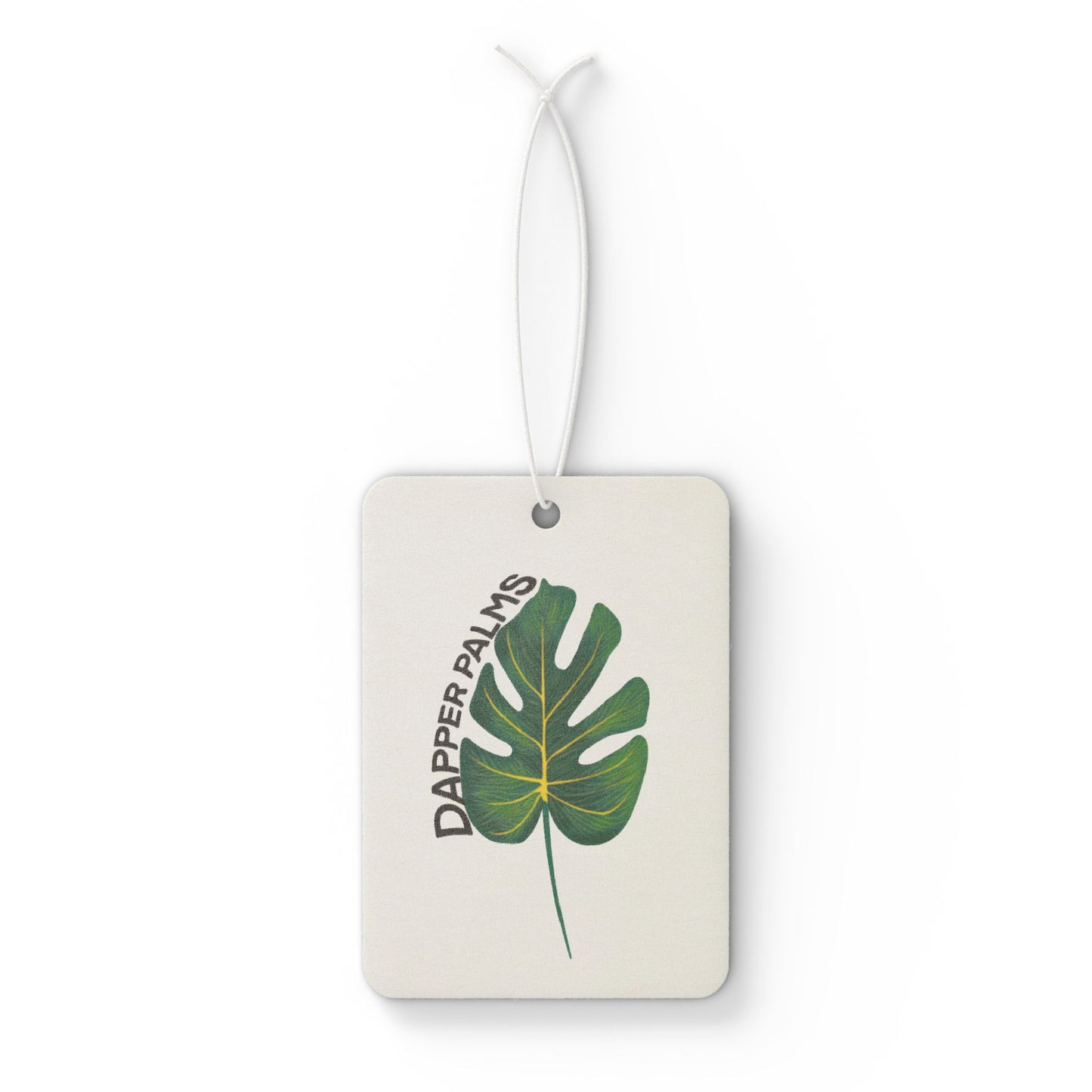 Dapper Palms Monstera Car Air Freshener - Refreshing Tropical Scent
