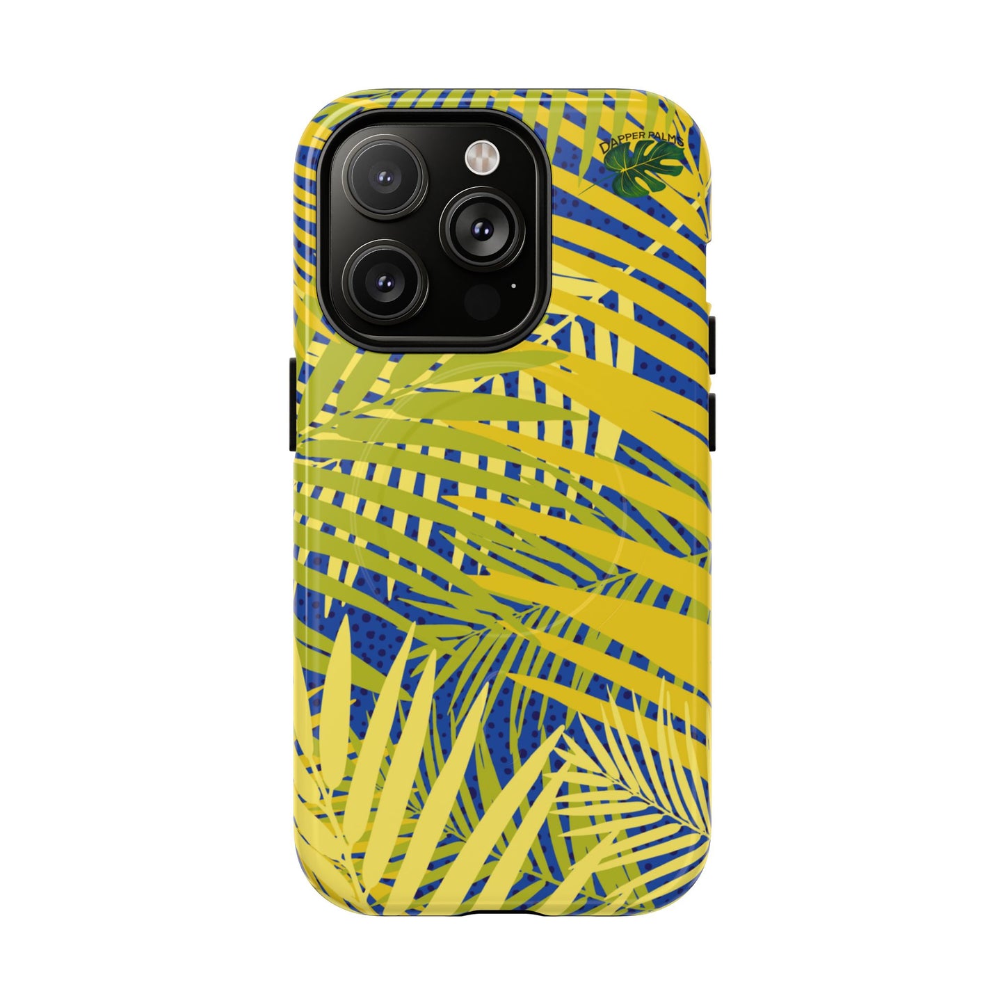 Dapper Palms Tropical Vibe Tough Magnetic Phone Case - Stylish Protection for Your Device