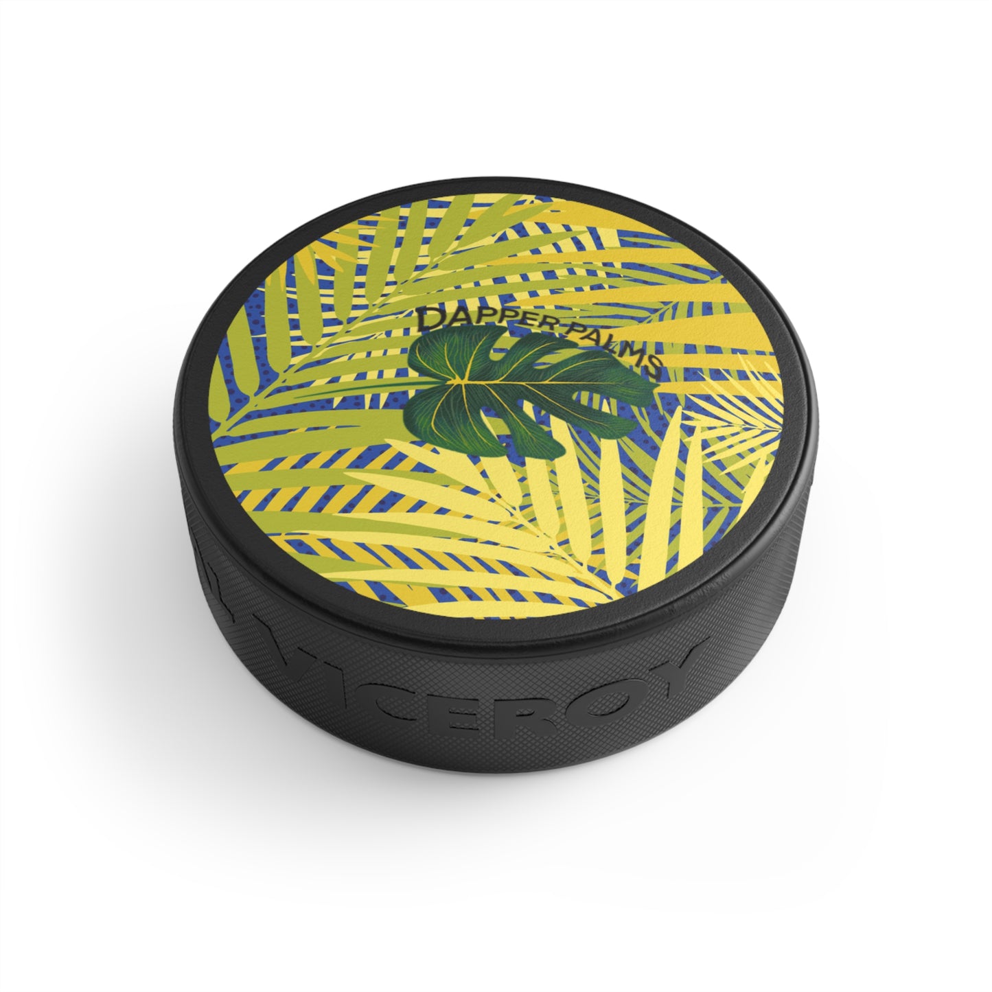 Dapper Palms Hockey Puck - Fun Sports Gift