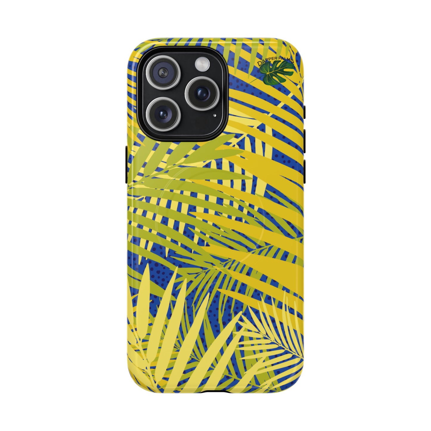 Dapper Palms Tropical Vibe Tough Magnetic Phone Case - Stylish Protection for Your Device