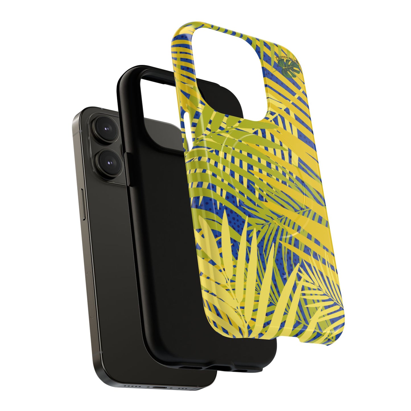 Dapper Palms Tropical Vibe Tough Magnetic Phone Case - Stylish Protection for Your Device