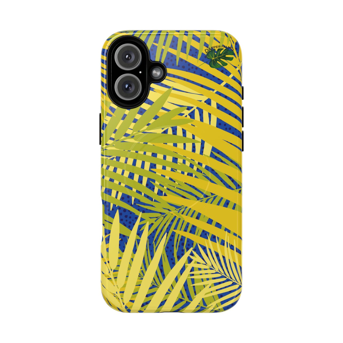 Dapper Palms Tropical Vibe Tough Magnetic Phone Case - Stylish Protection for Your Device