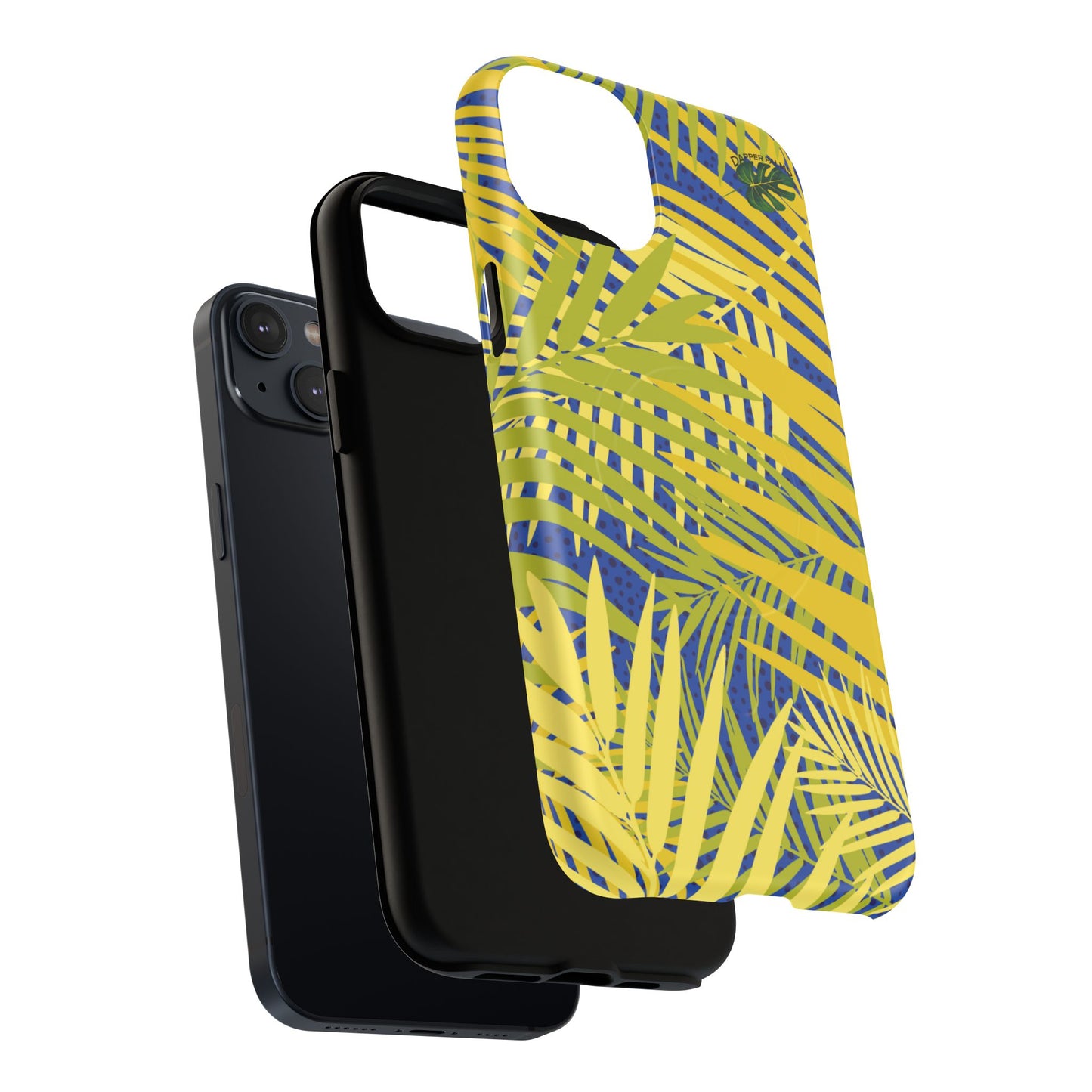 Dapper Palms Tropical Vibe Tough Magnetic Phone Case - Stylish Protection for Your Device