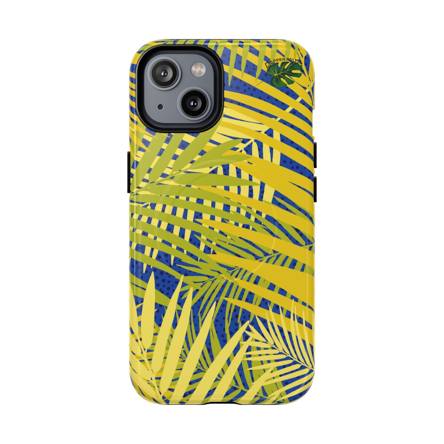 Dapper Palms Tropical Vibe Tough Magnetic Phone Case - Stylish Protection for Your Device