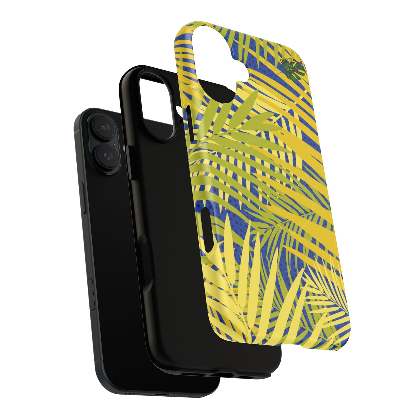 Dapper Palms Tropical Vibe Tough Magnetic Phone Case - Stylish Protection for Your Device