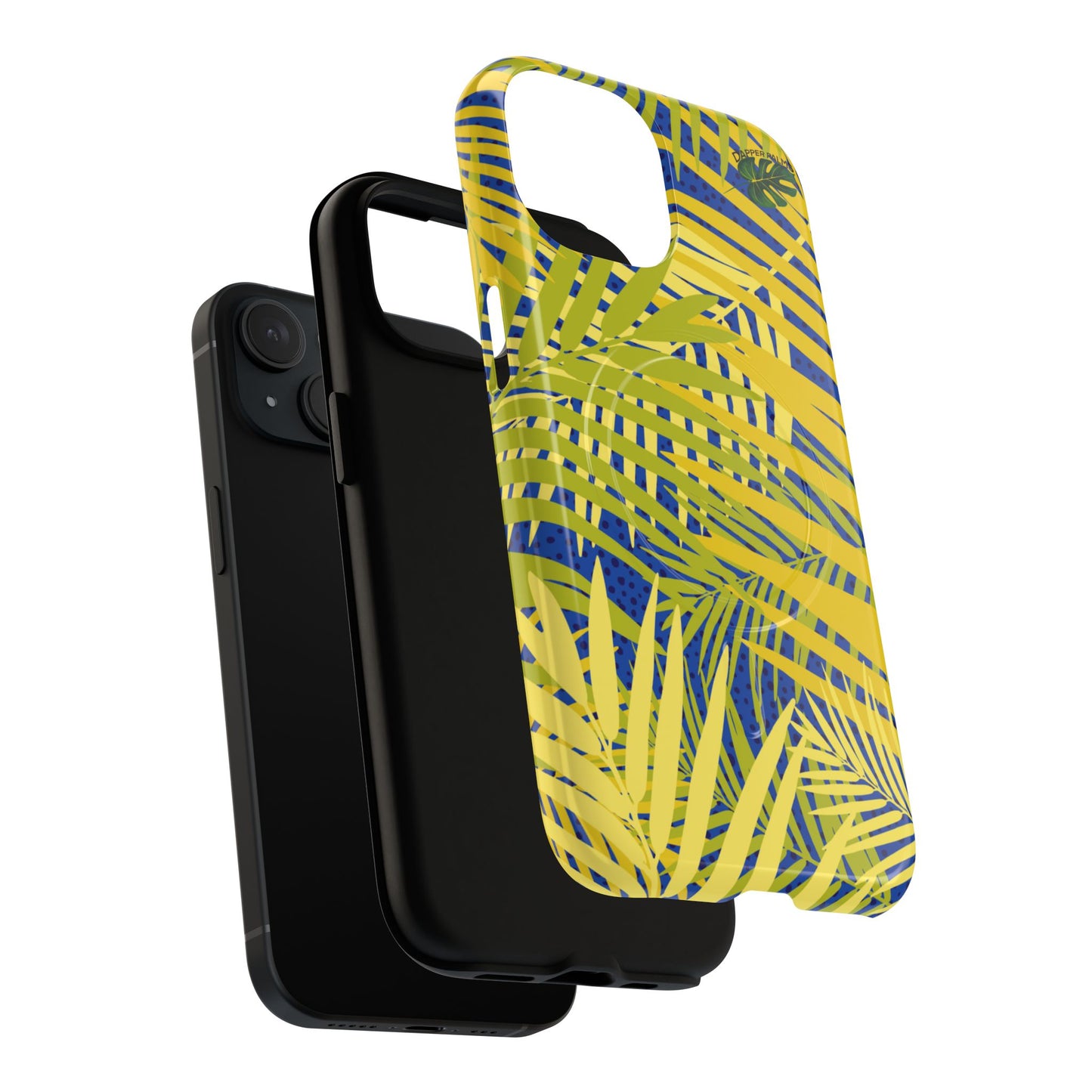 Dapper Palms Tropical Vibe Tough Magnetic Phone Case - Stylish Protection for Your Device