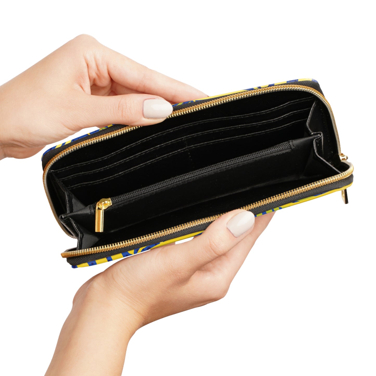 Dapper Palms Zipper Wallet