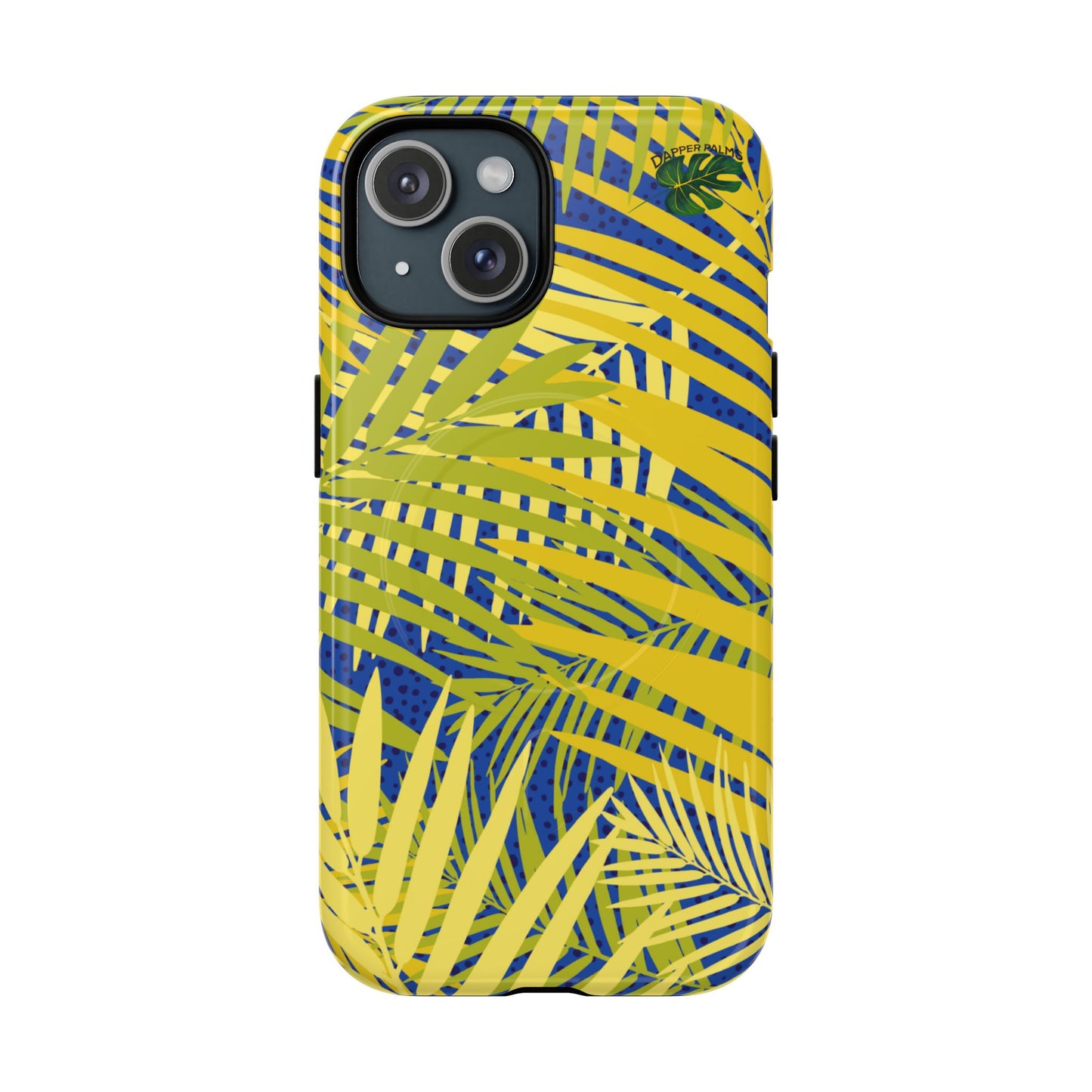Dapper Palms Tropical Vibe Tough Magnetic Phone Case - Stylish Protection for Your Device