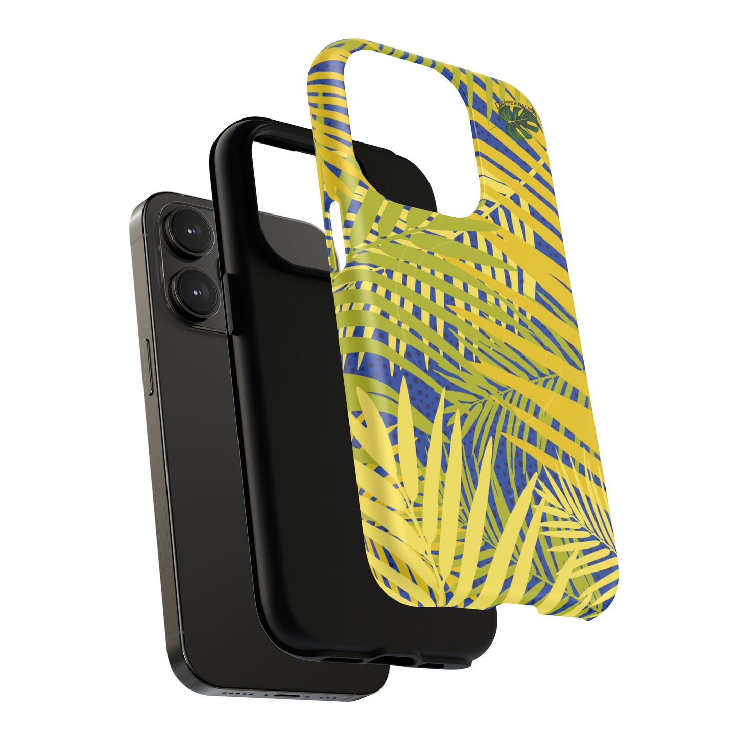 Dapper Palms Tropical Vibe Tough Magnetic Phone Case - Stylish Protection for Your Device