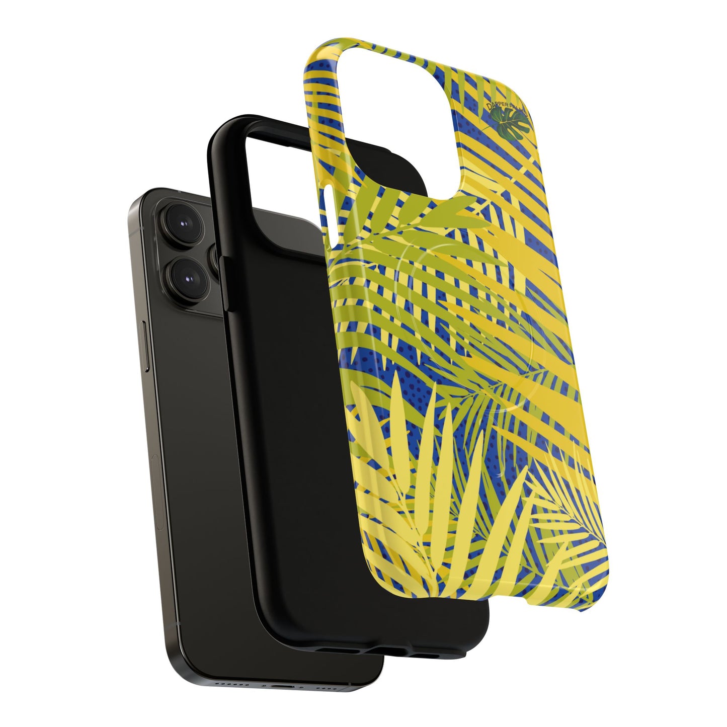 Dapper Palms Tropical Vibe Tough Magnetic Phone Case - Stylish Protection for Your Device