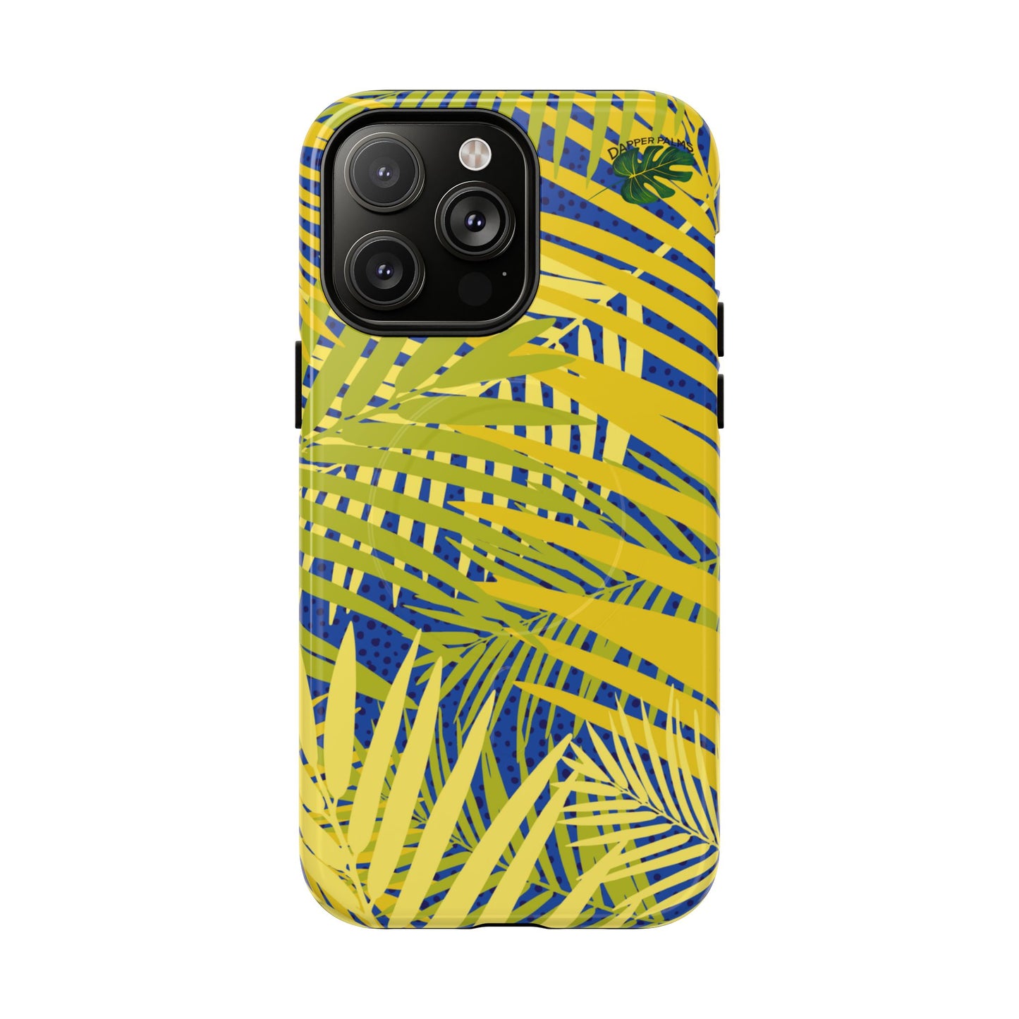 Dapper Palms Tropical Vibe Tough Magnetic Phone Case - Stylish Protection for Your Device
