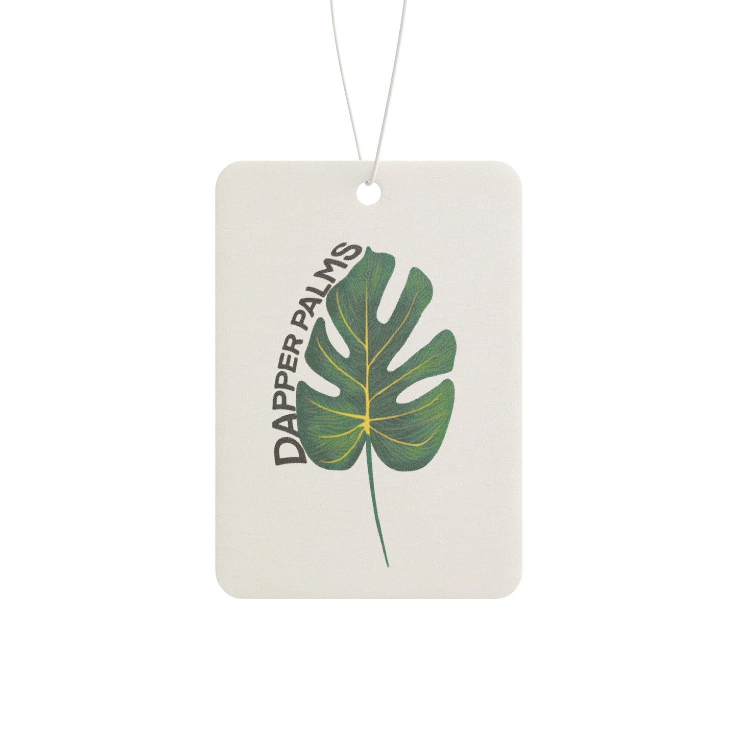 Dapper Palms Monstera Car Air Freshener - Refreshing Tropical Scent