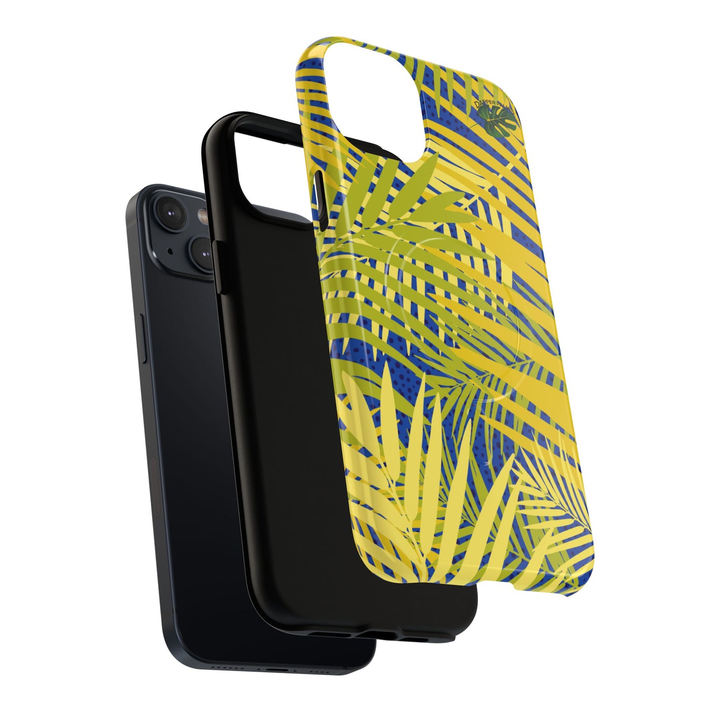 Dapper Palms Tropical Vibe Tough Magnetic Phone Case - Stylish Protection for Your Device