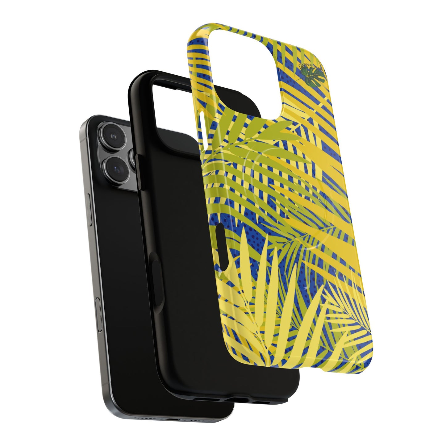 Dapper Palms Tropical Vibe Tough Magnetic Phone Case - Stylish Protection for Your Device