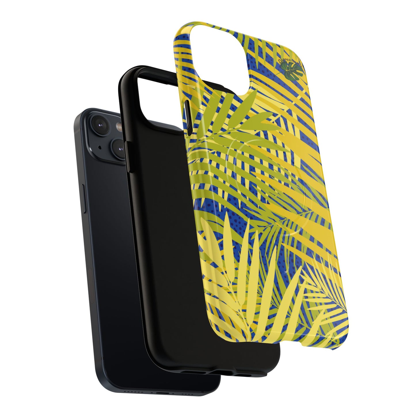 Dapper Palms Tropical Vibe Tough Magnetic Phone Case - Stylish Protection for Your Device