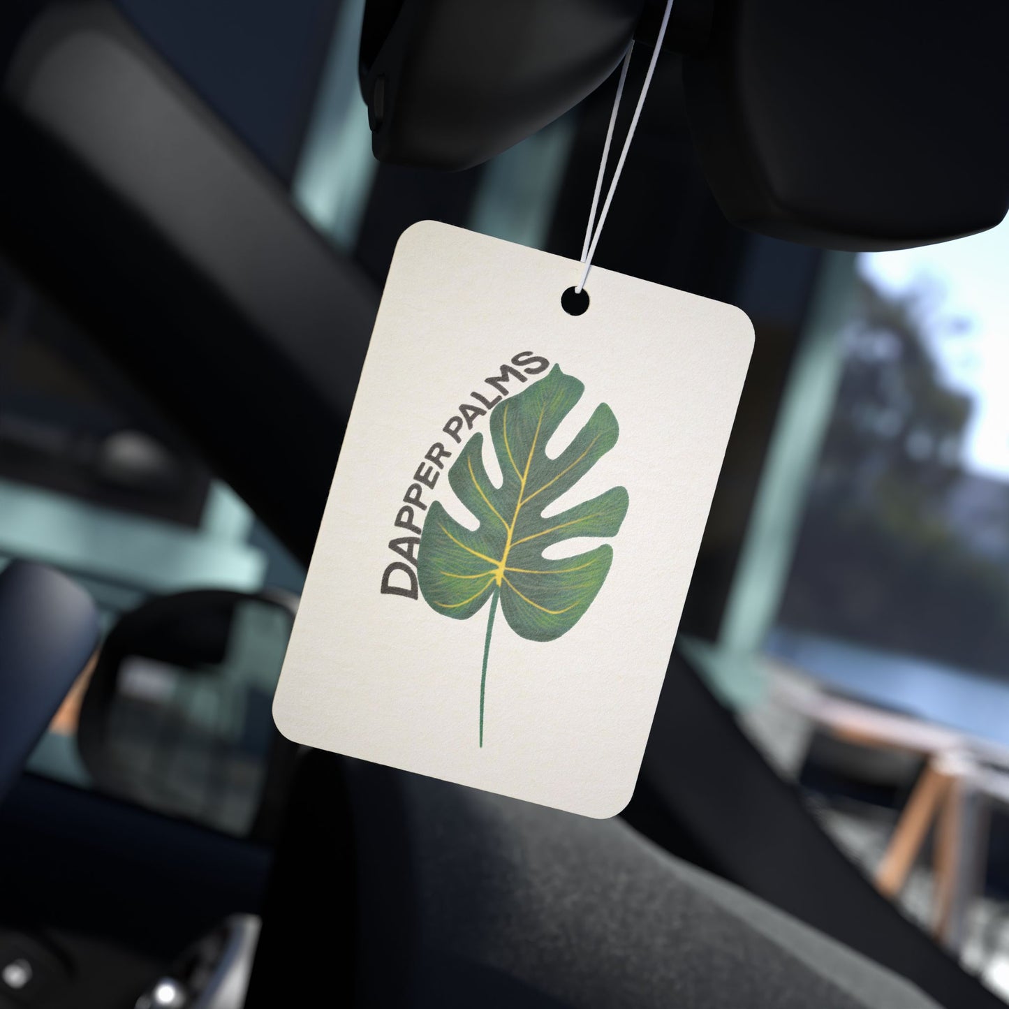 Dapper Palms Monstera Car Air Freshener - Refreshing Tropical Scent