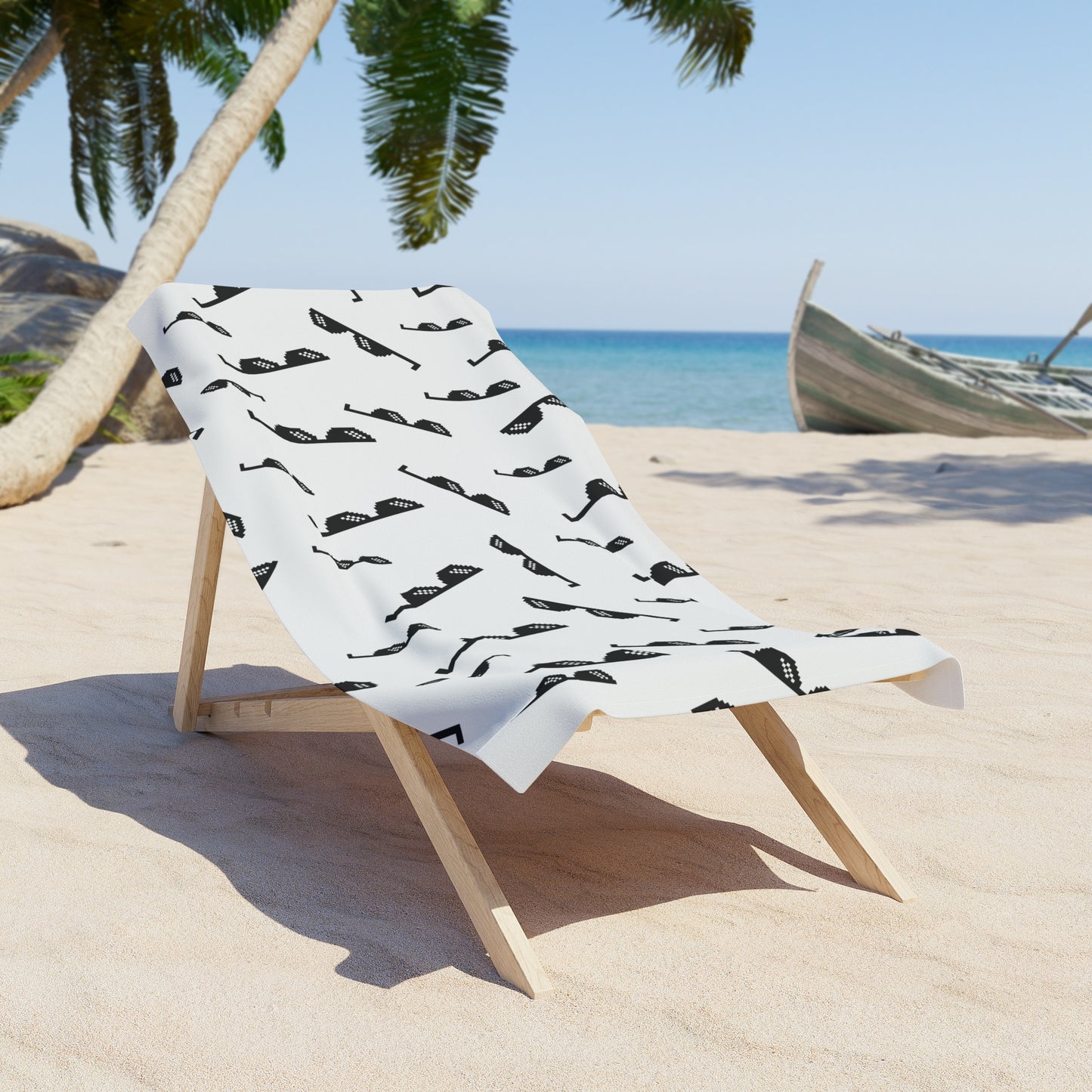 Dapper Palms Sunnies Beach Towel