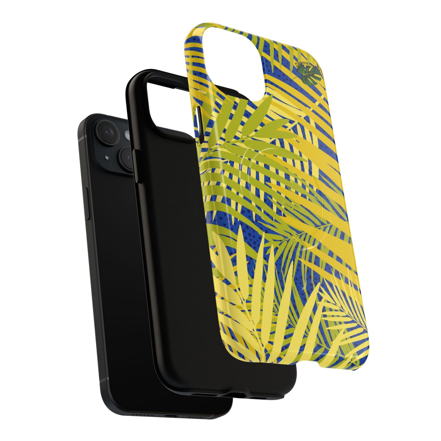 Dapper Palms Tropical Vibe Tough Magnetic Phone Case - Stylish Protection for Your Device
