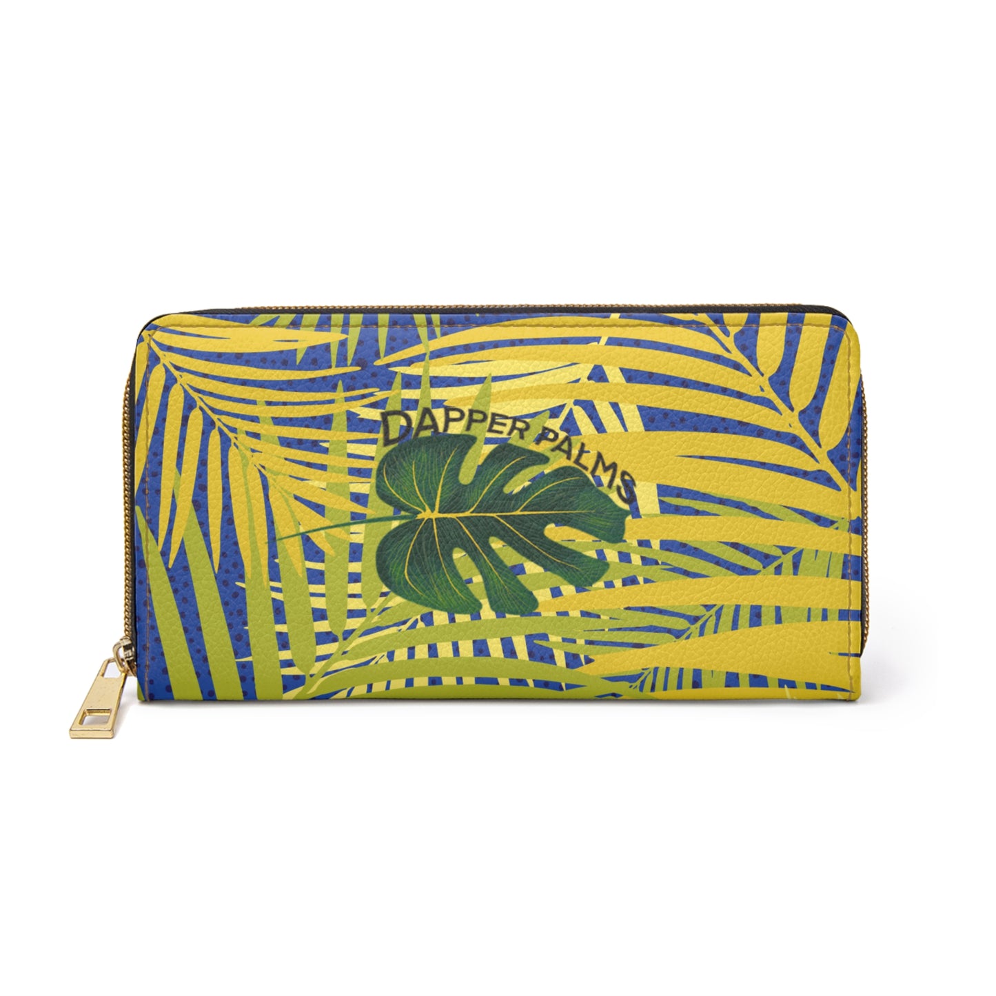 Dapper Palms Zipper Wallet