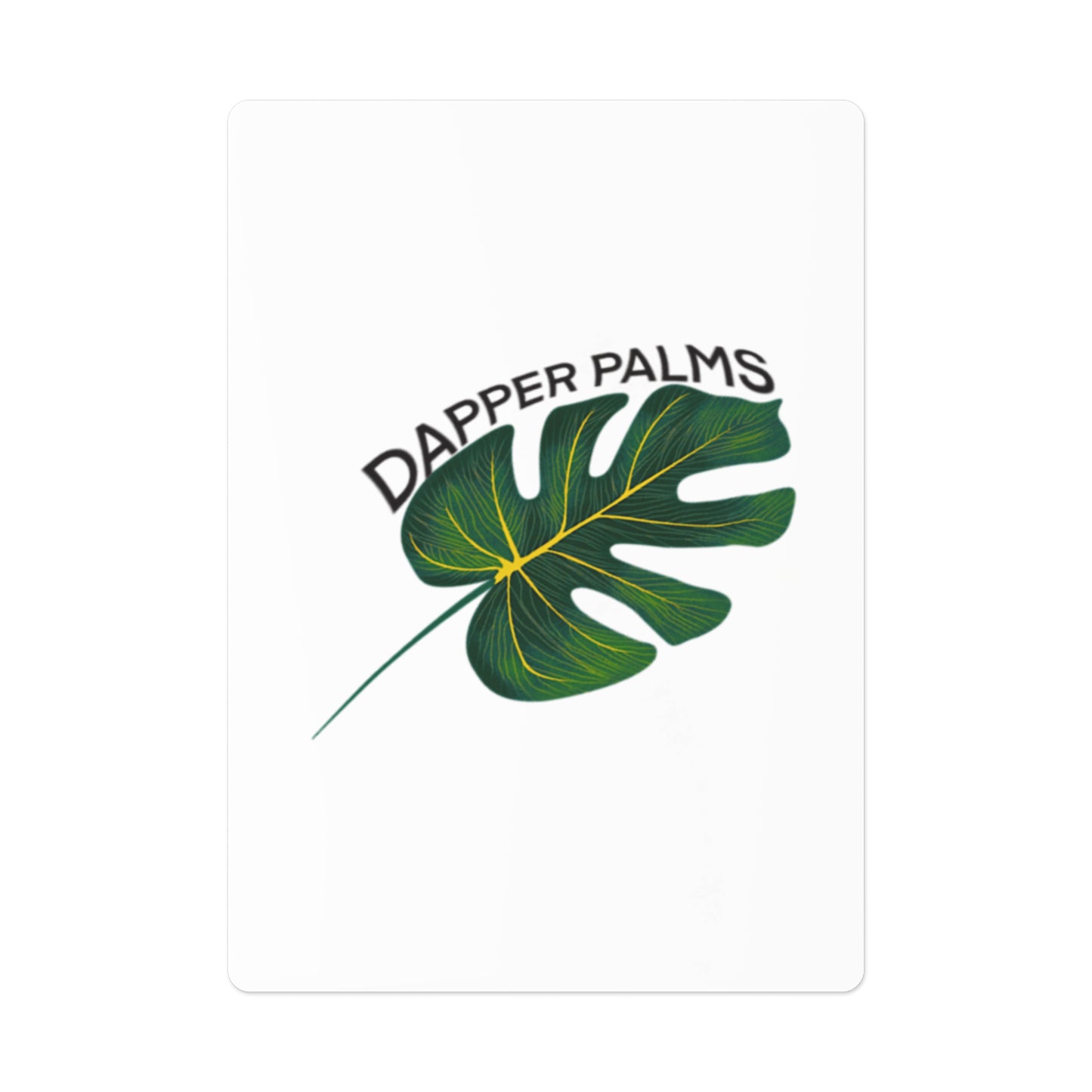 Dapper Palms Playing Cards