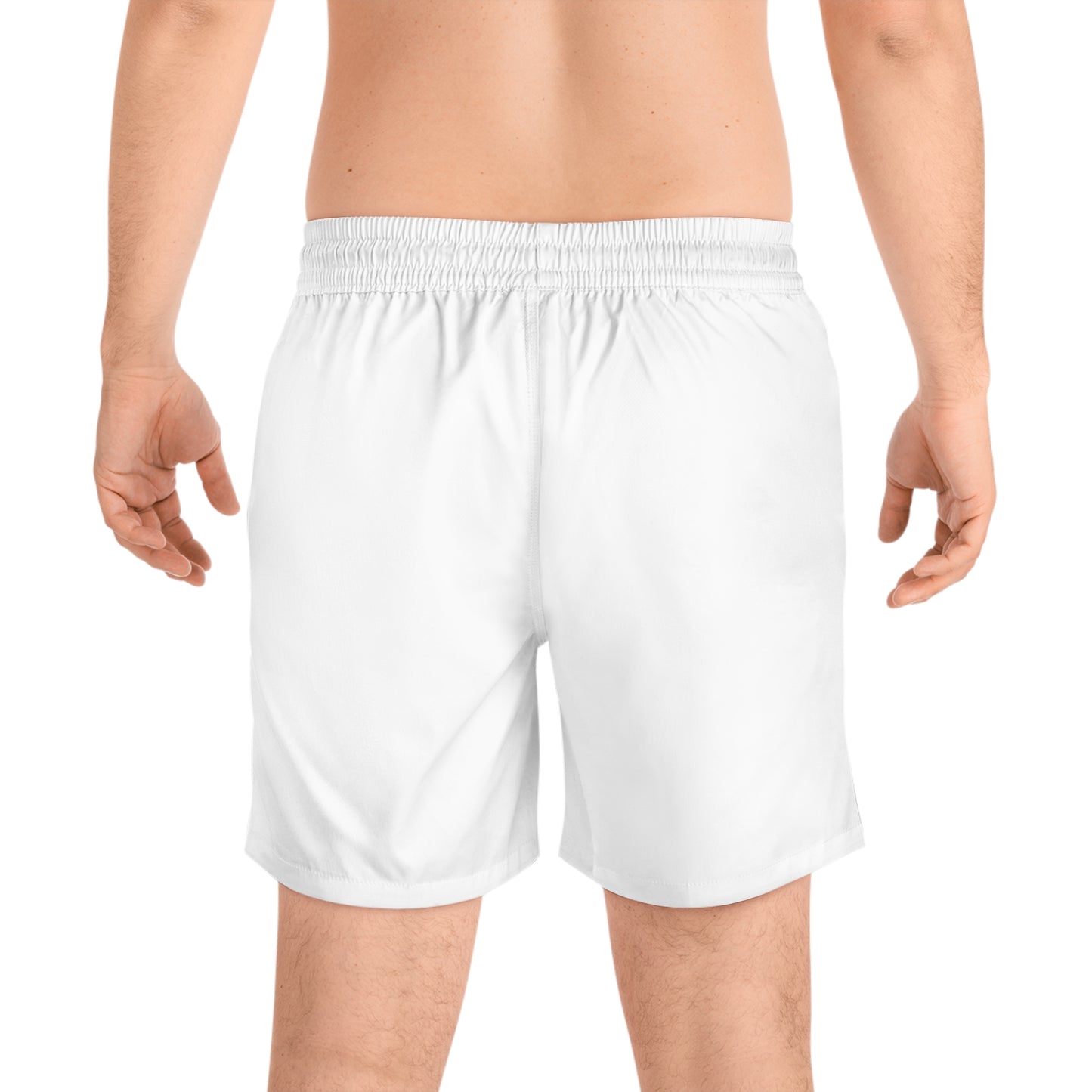 Dapper Palms Men's Swim Shorts - Tropical Mid-length Fit