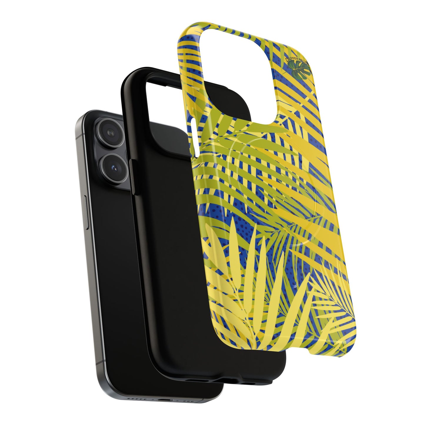 Dapper Palms Tropical Vibe Tough Magnetic Phone Case - Stylish Protection for Your Device