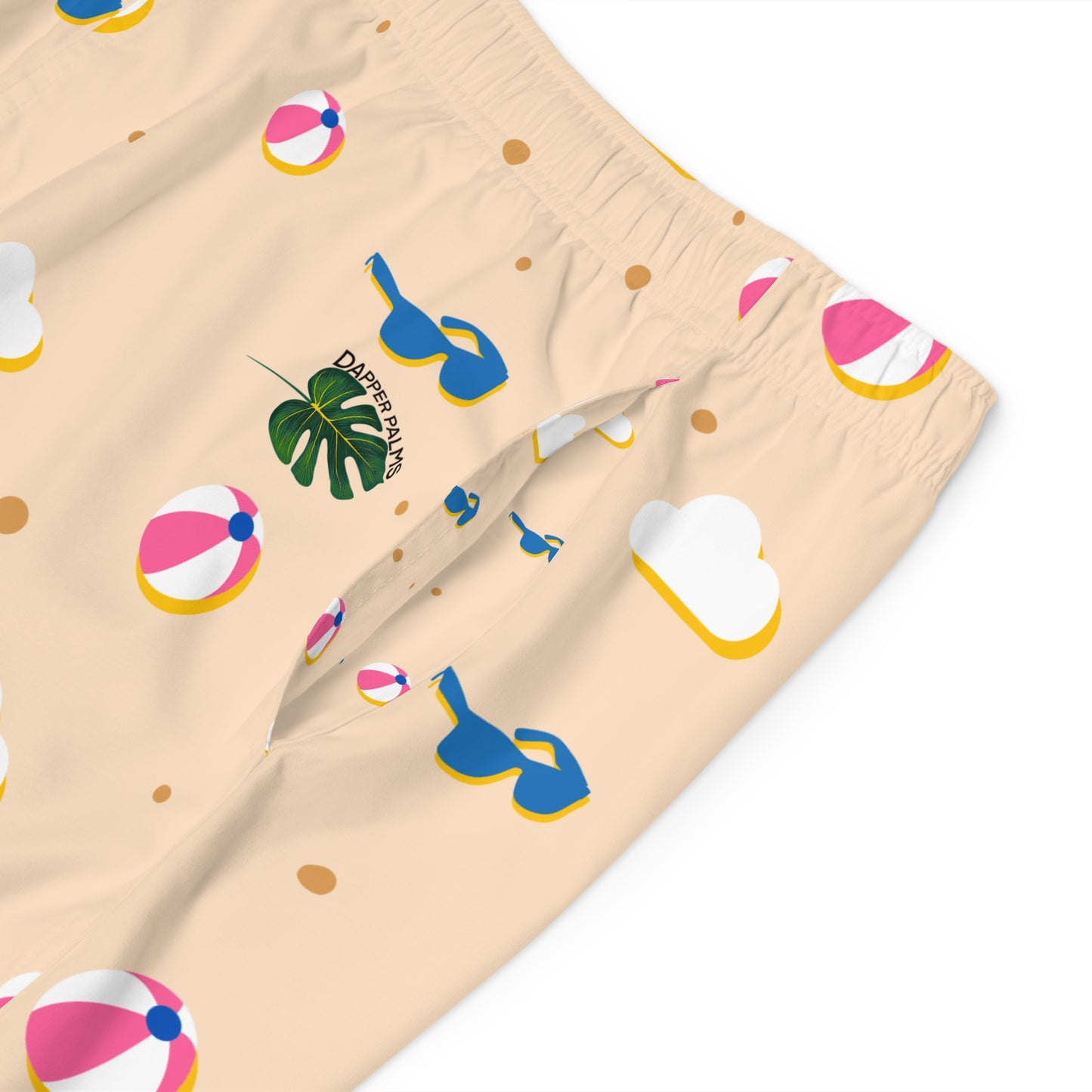 Dapper Palms - Mens Board Shorts - Beach Vibes and Sunnies