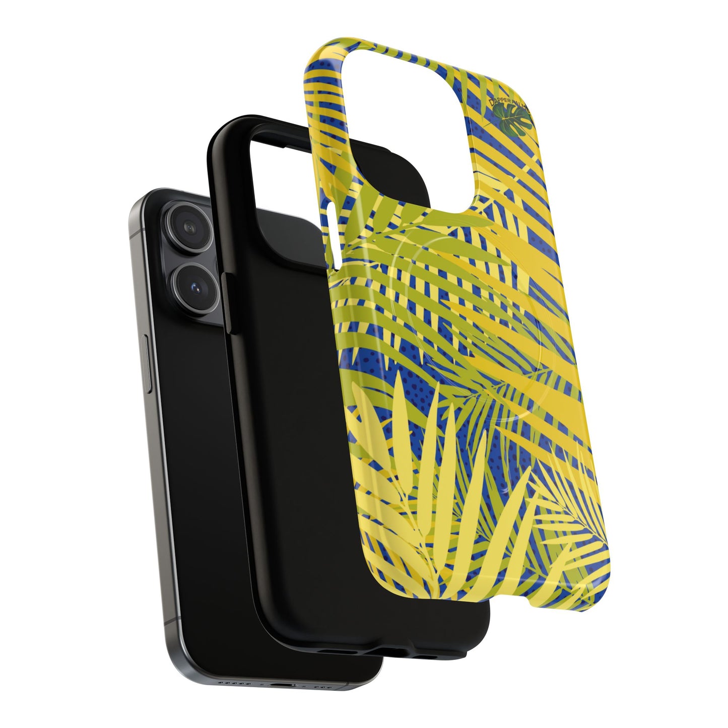 Dapper Palms Tropical Vibe Tough Magnetic Phone Case - Stylish Protection for Your Device