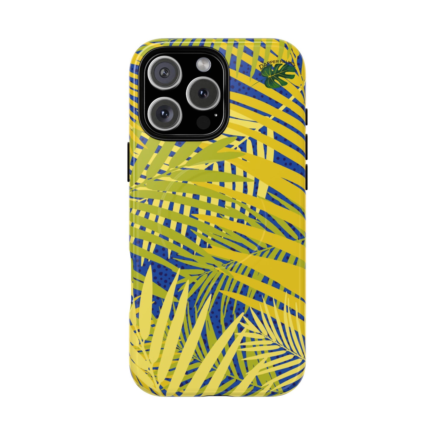 Dapper Palms Tropical Vibe Tough Magnetic Phone Case - Stylish Protection for Your Device
