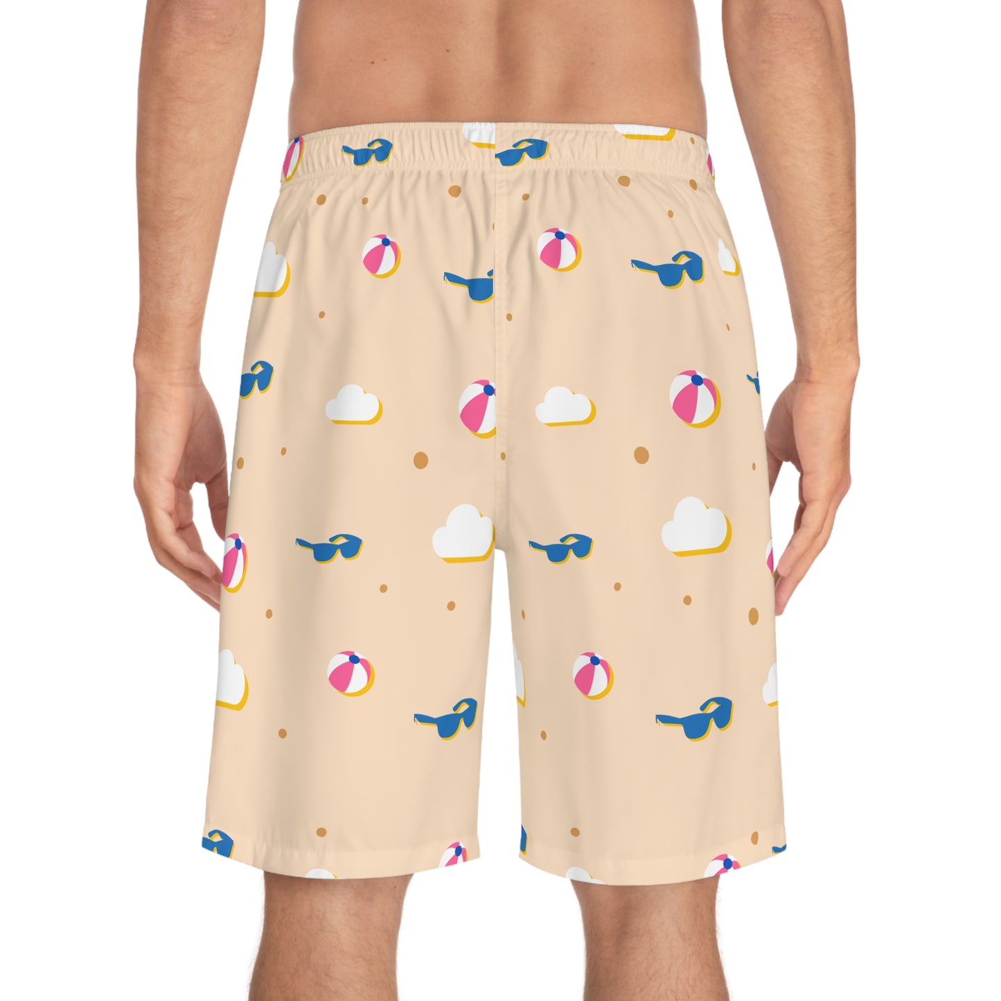 Dapper Palms - Mens Board Shorts - Beach Vibes and Sunnies