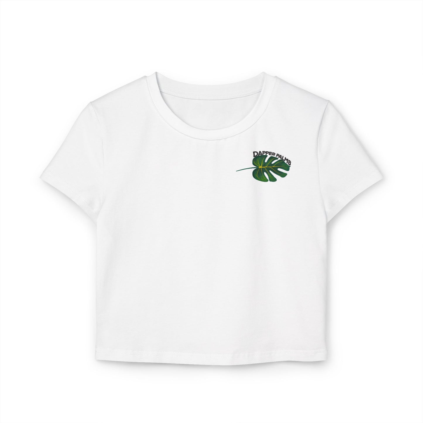 Dapper Palms Baby Tee - Tropical Leaf Edition