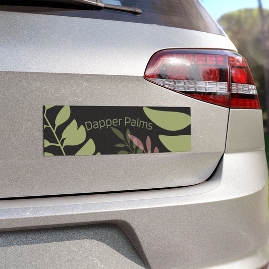Dapper Palms Tropical Car Magnet