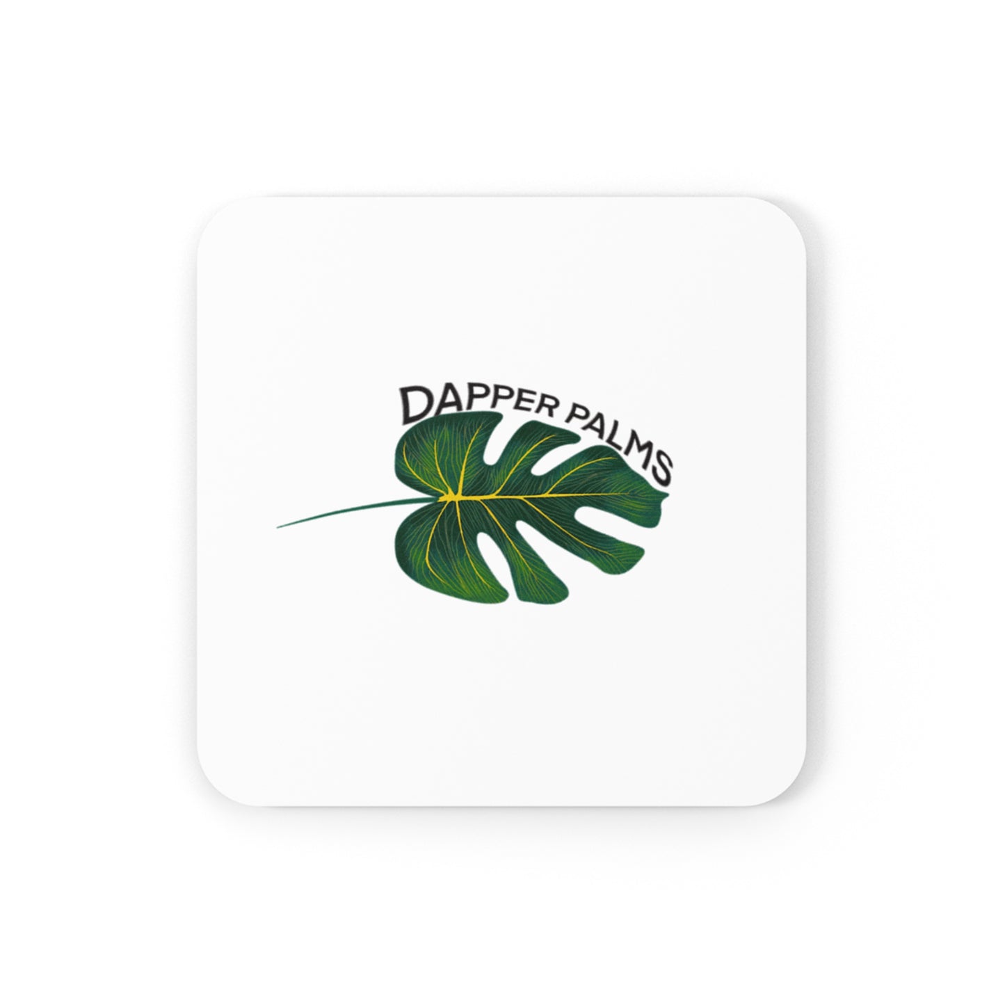 Dapper Palms Cork Back Coaster