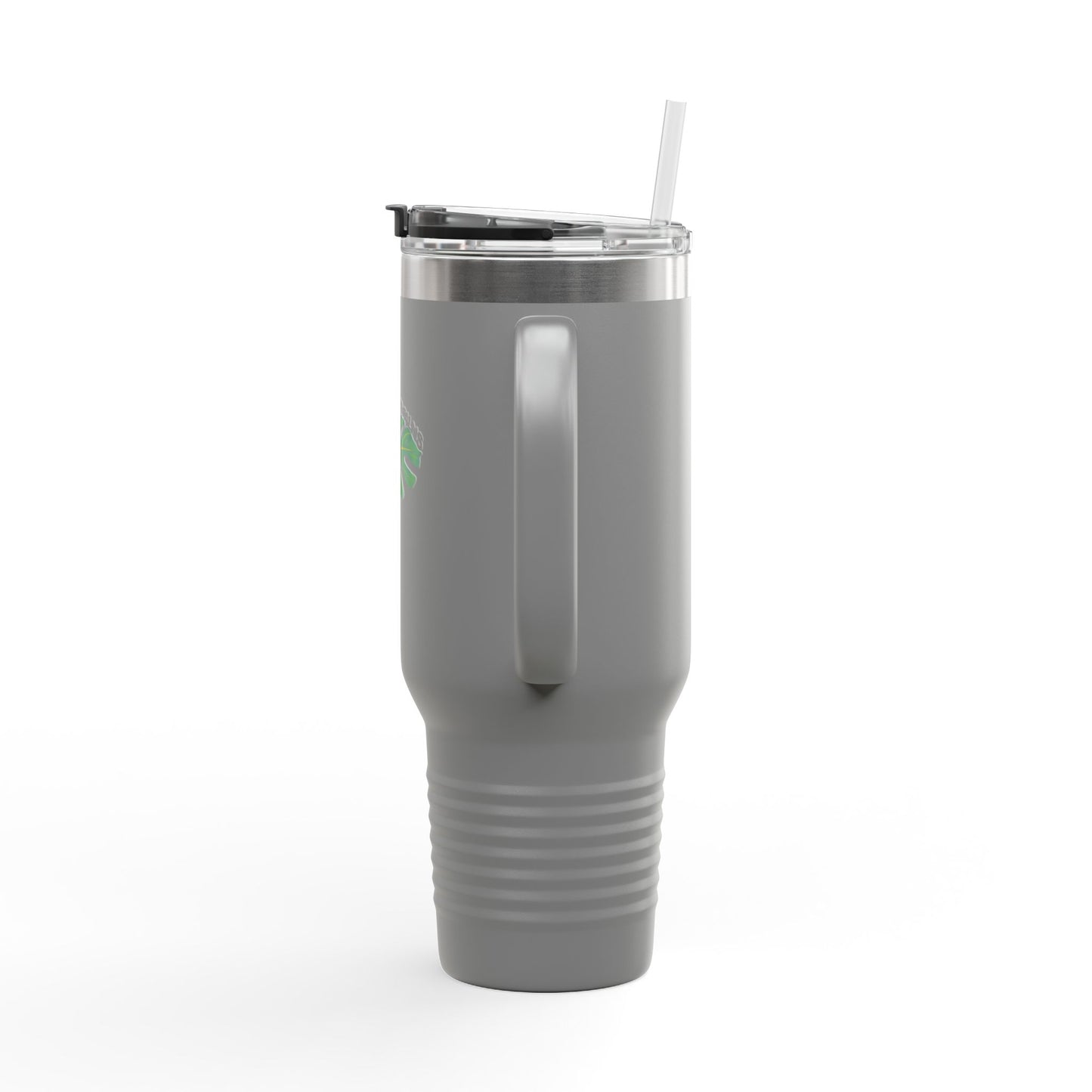 Dapper Palms I40oz Insulated Travel Mug - Tropical On-The-Go Hydration