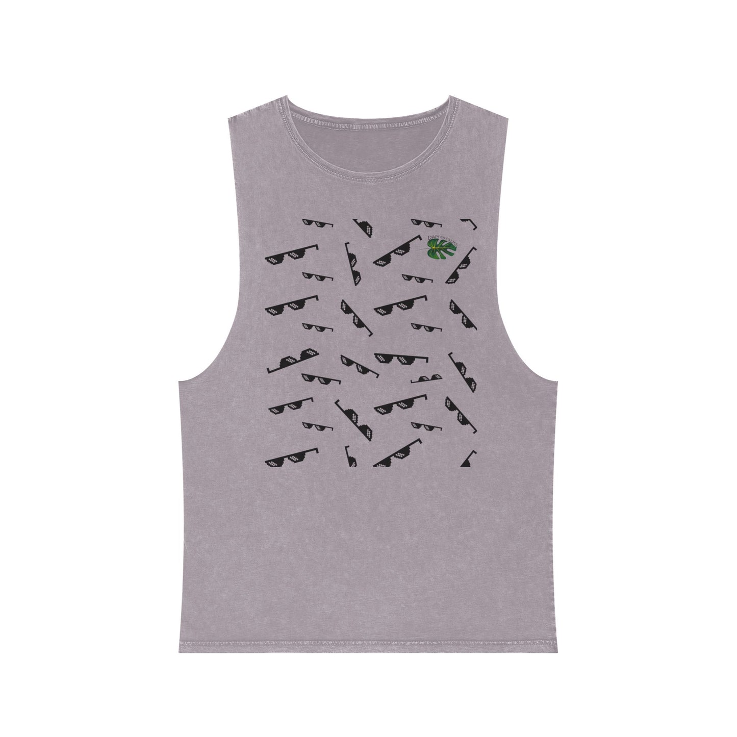 Dapper Palms Sunnies Stonewash Tank Top