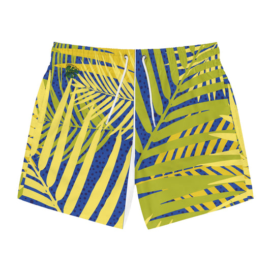 Dapper Palms Tropical Swim Trunks