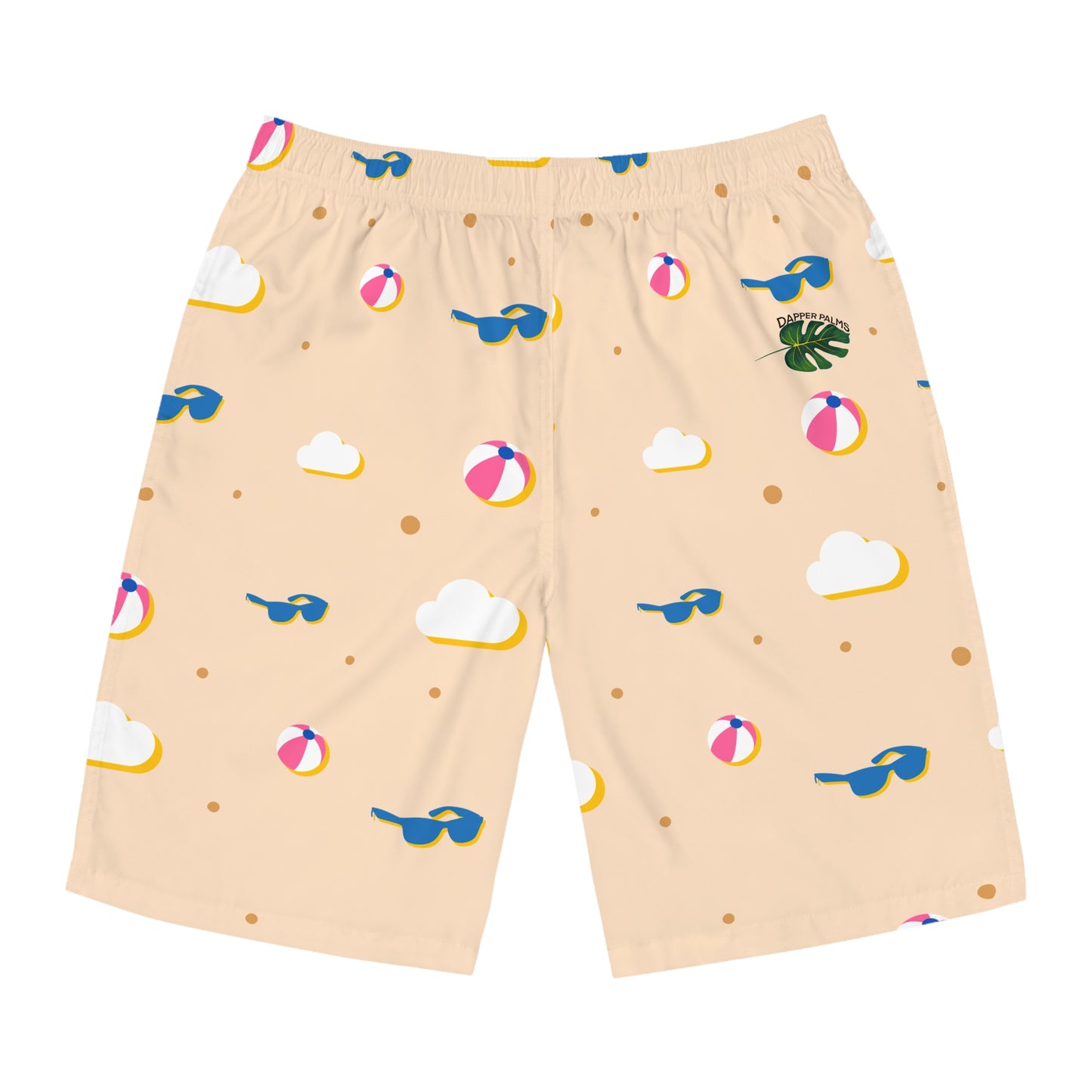 Dapper Palms - Mens Board Shorts - Beach Vibes and Sunnies