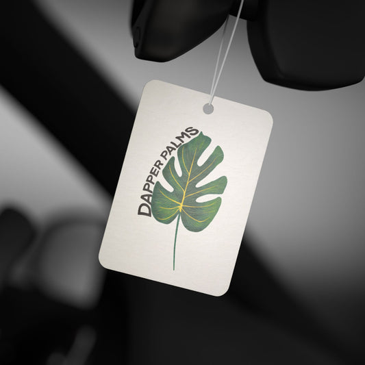 Dapper Palms Monstera Car Air Freshener - Refreshing Tropical Scent