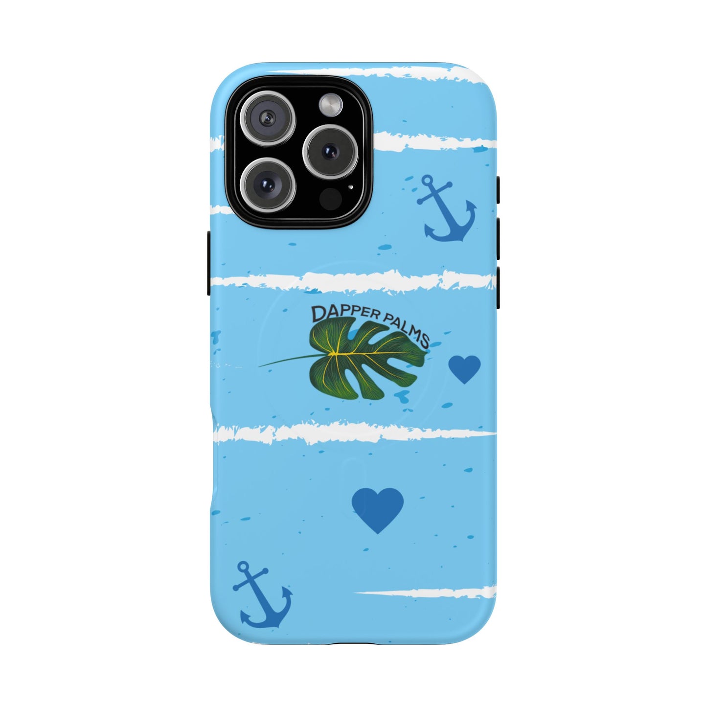 Dapper Palms Tropical Vibe Tough Magnetic Phone Case - Stylish Protection for Your Device