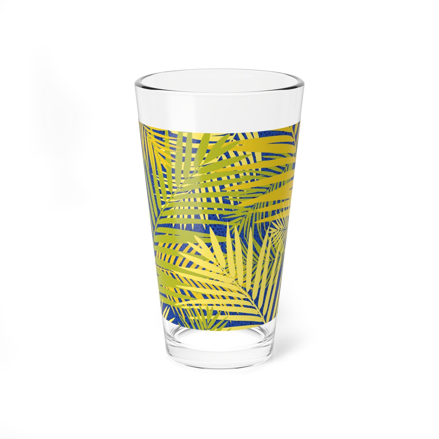 Dapper Palms 16oz Tropical Mixing Glass - Island Inspired Drinkware