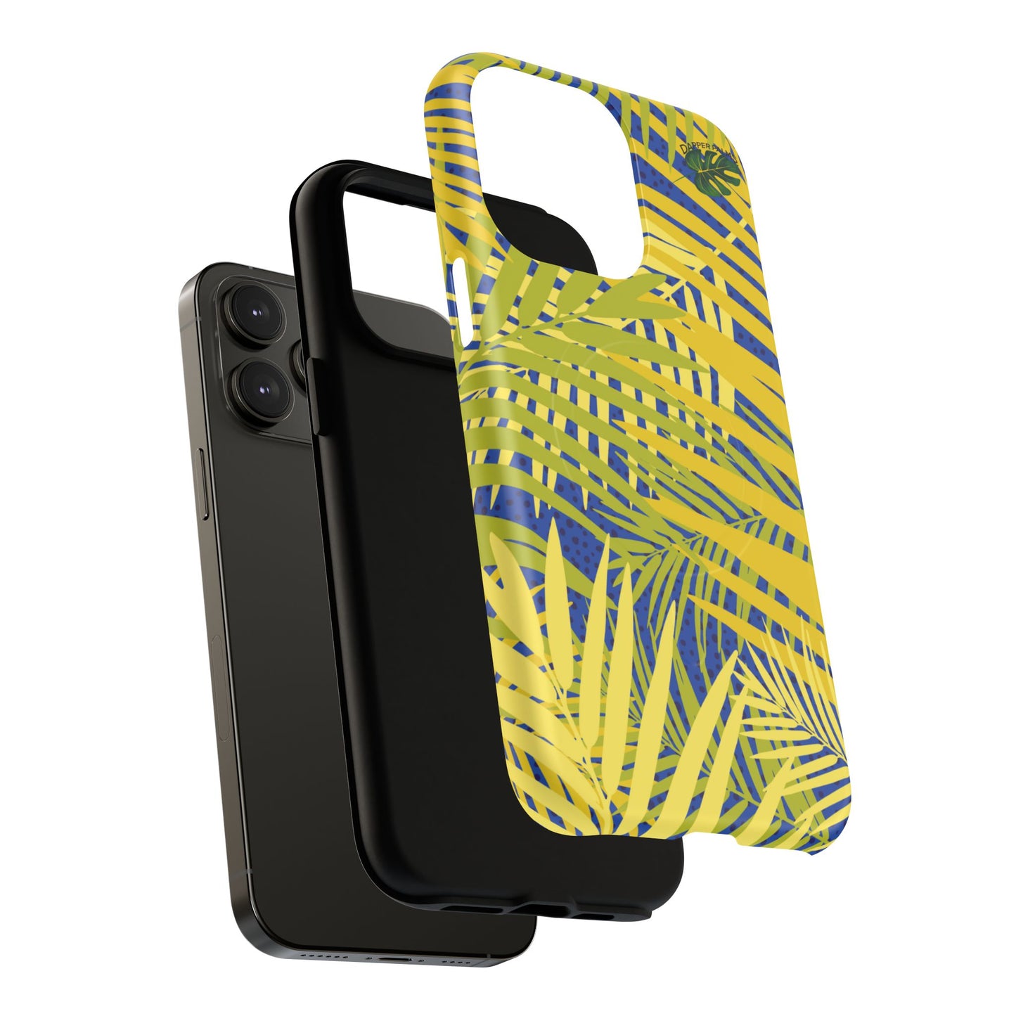 Dapper Palms Tropical Vibe Tough Magnetic Phone Case - Stylish Protection for Your Device