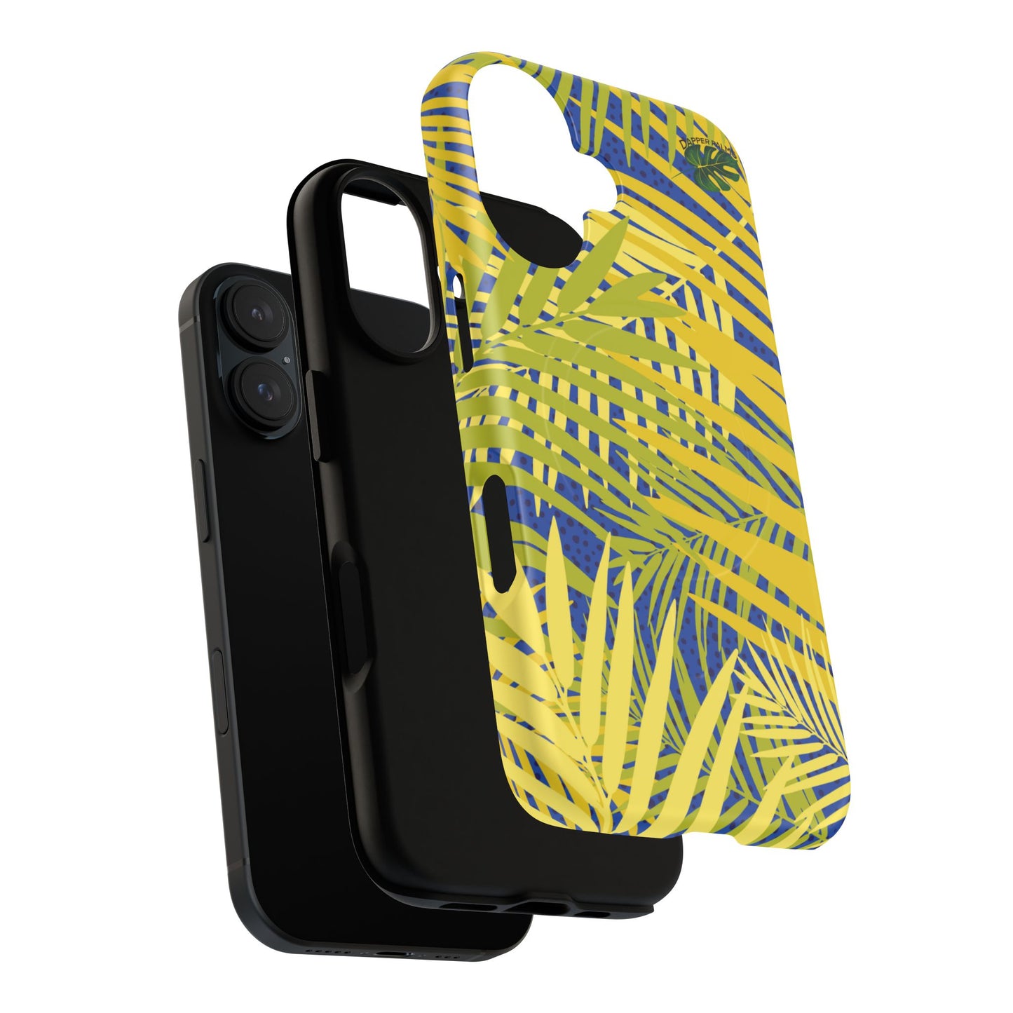 Dapper Palms Tropical Vibe Tough Magnetic Phone Case - Stylish Protection for Your Device