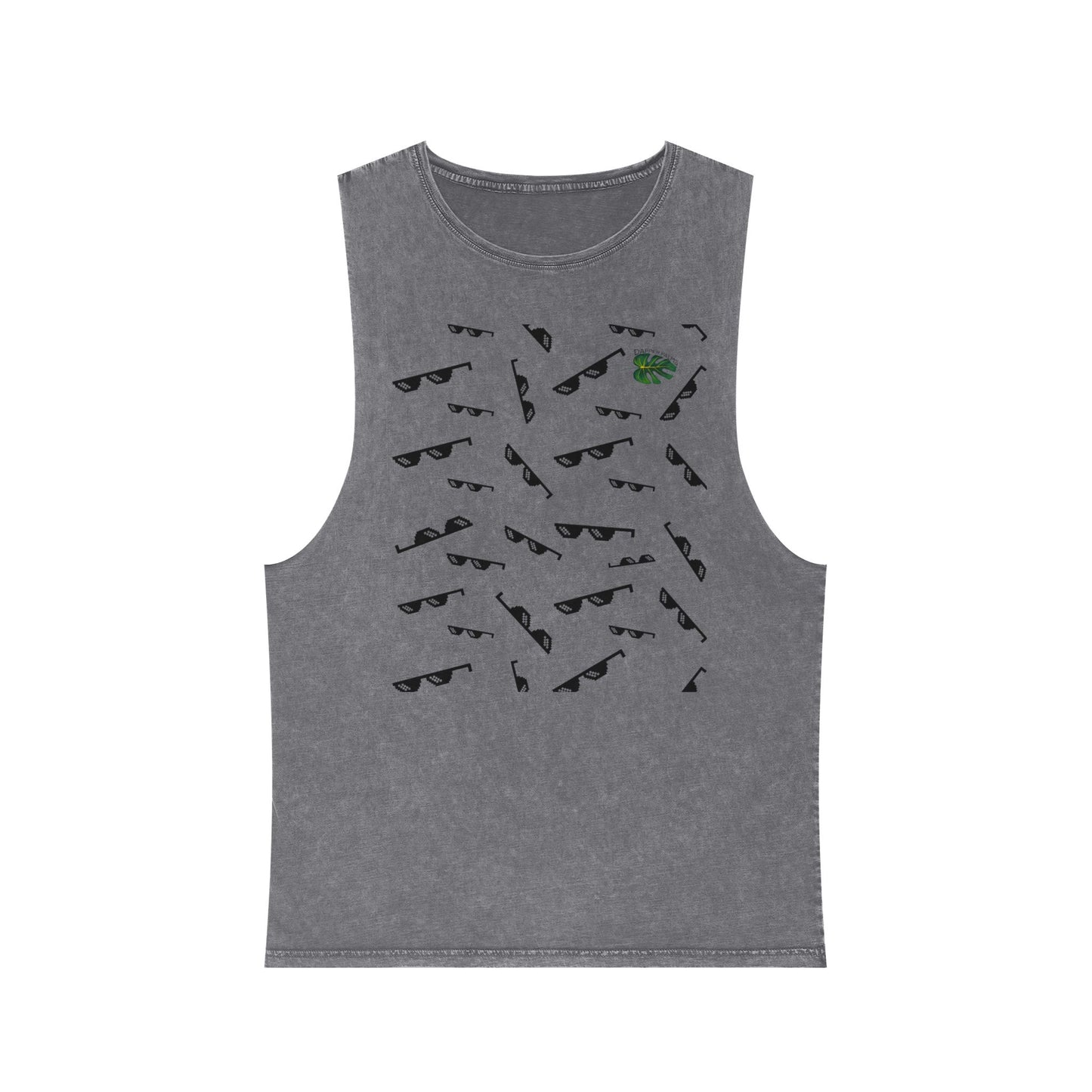 Dapper Palms Sunnies Stonewash Tank Top