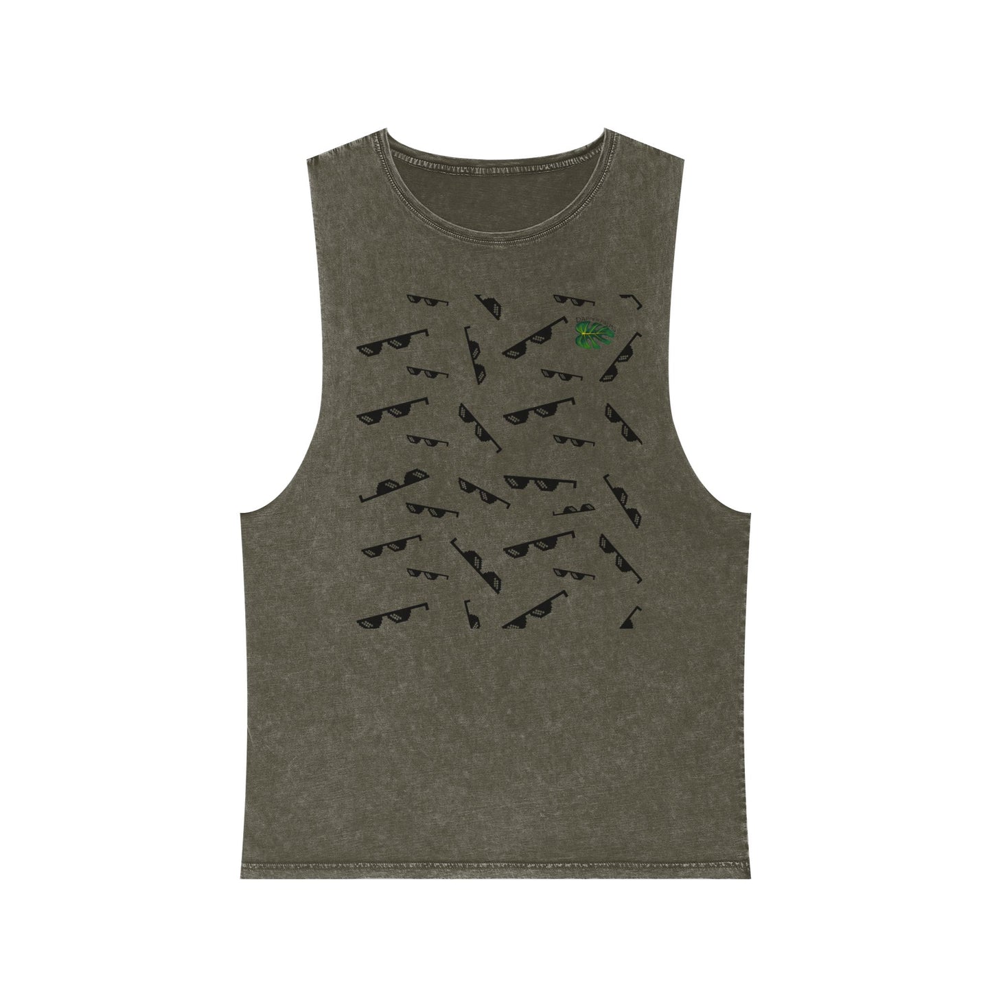 Dapper Palms Sunnies Stonewash Tank Top
